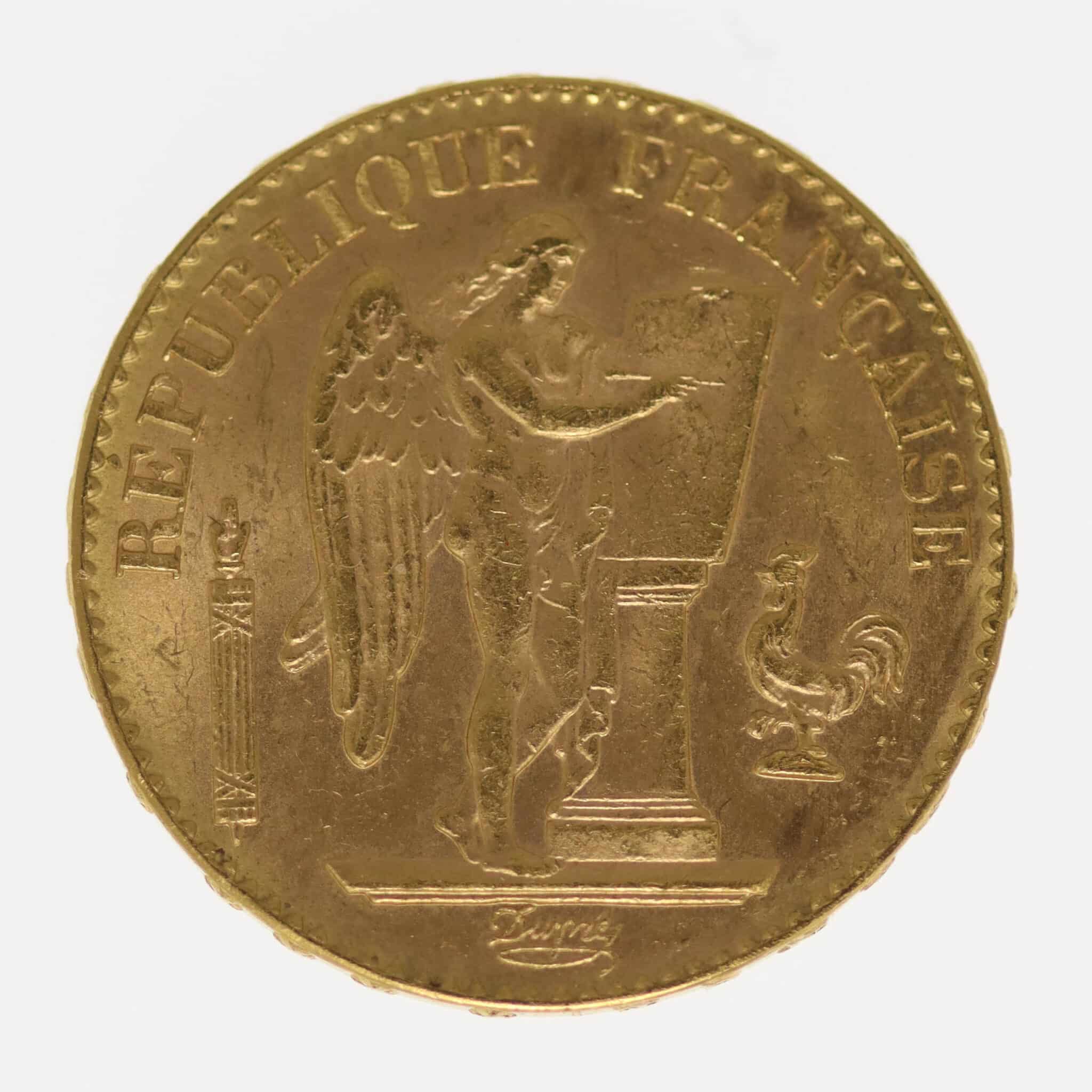 frankreich - Frankreich 20 Francs 1897 A Genius
