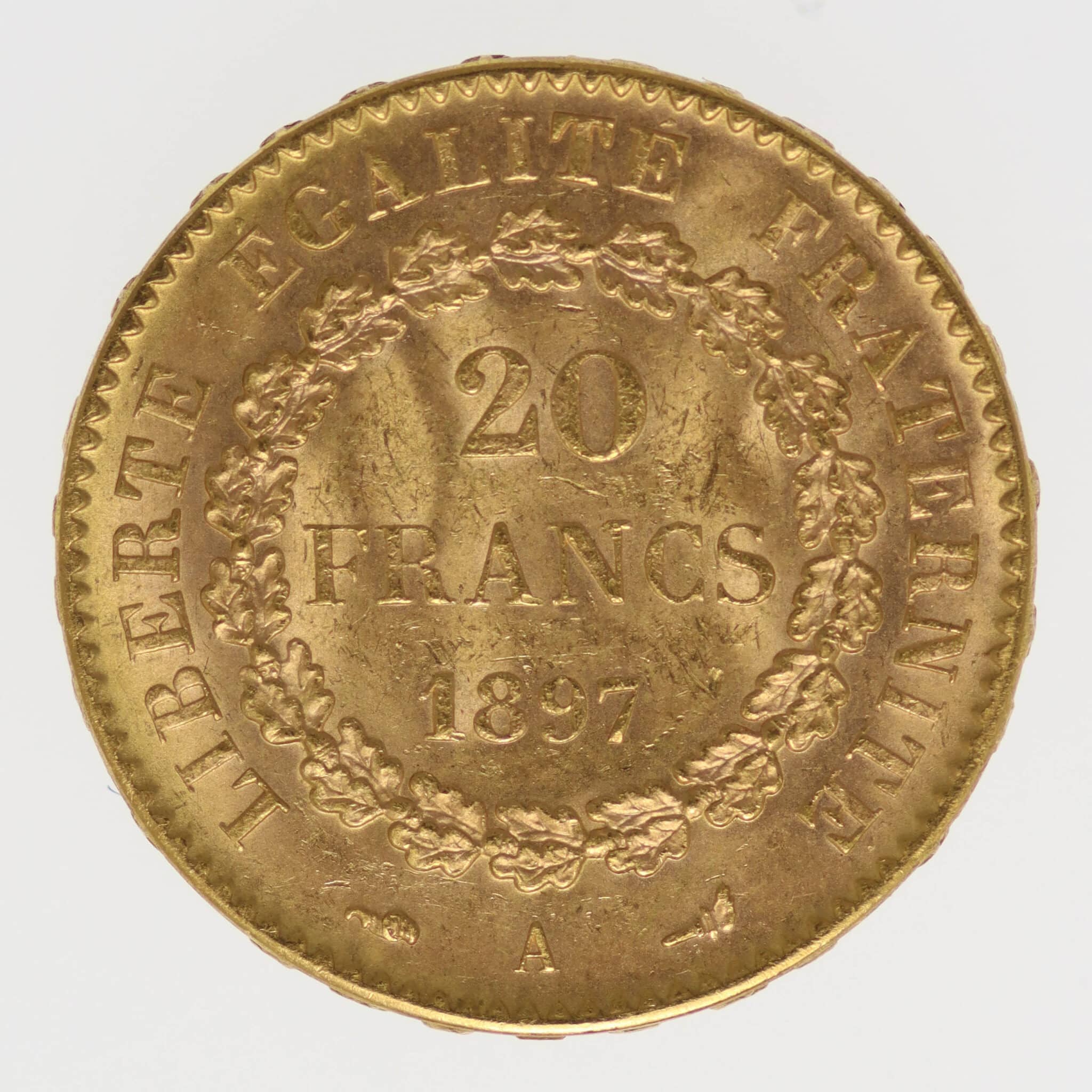 frankreich - Frankreich 20 Francs 1897 A Genius