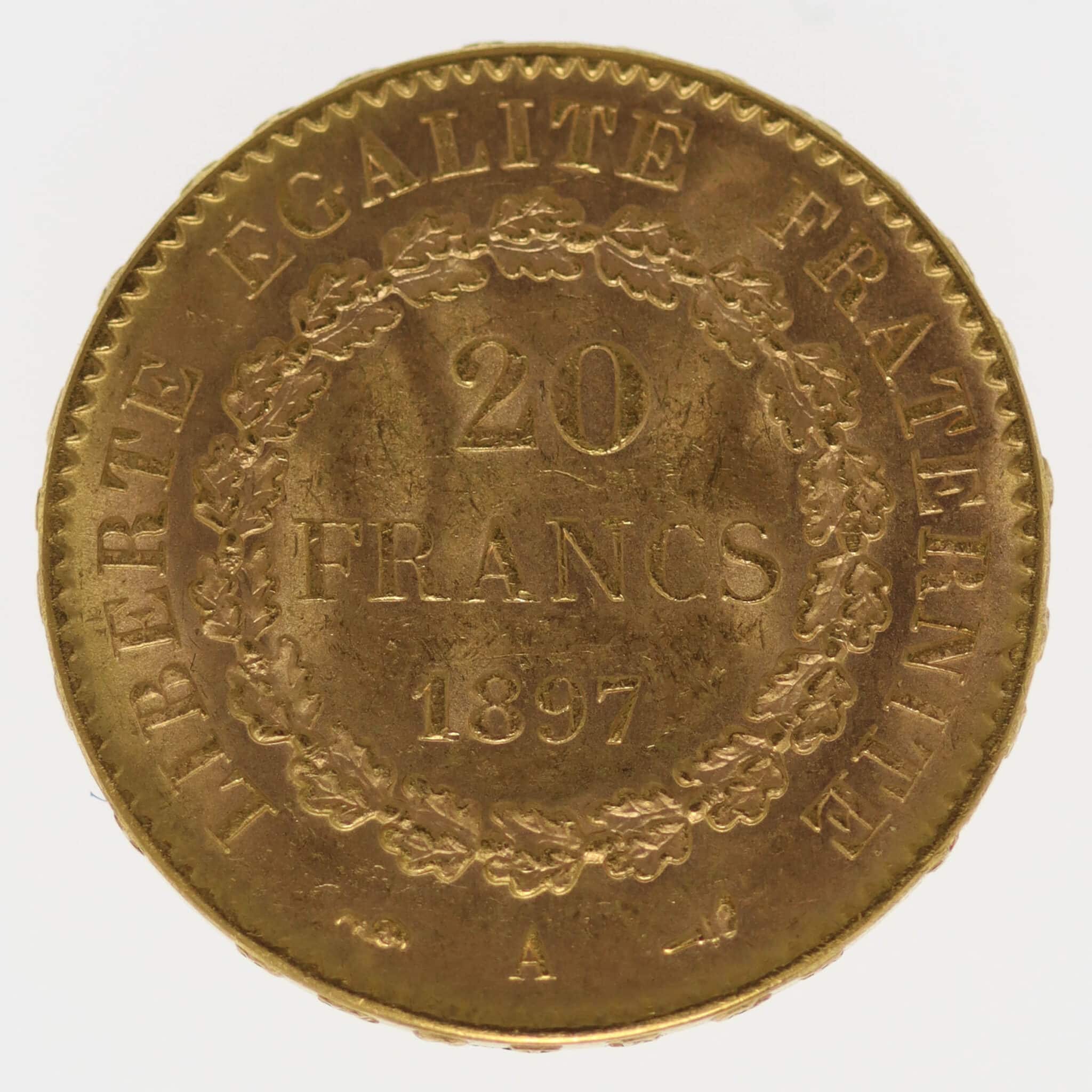 frankreich - Frankreich 20 Francs 1897 A Genius