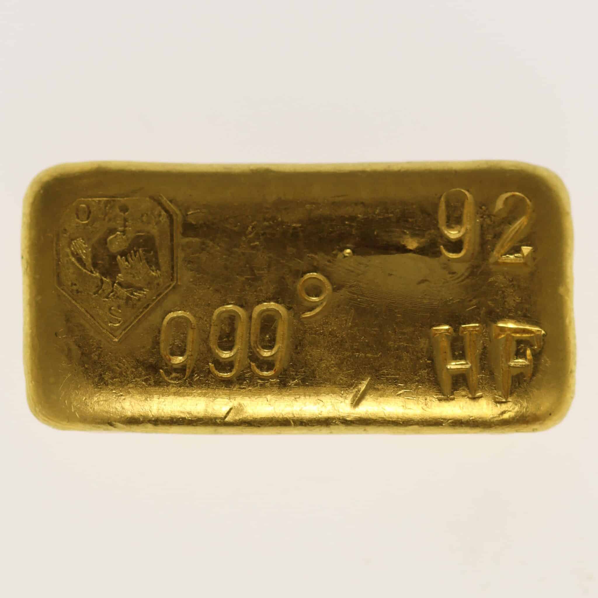 goldbarren - Goldbarren 100 Gramm Schöne Edelmetaal N.V.