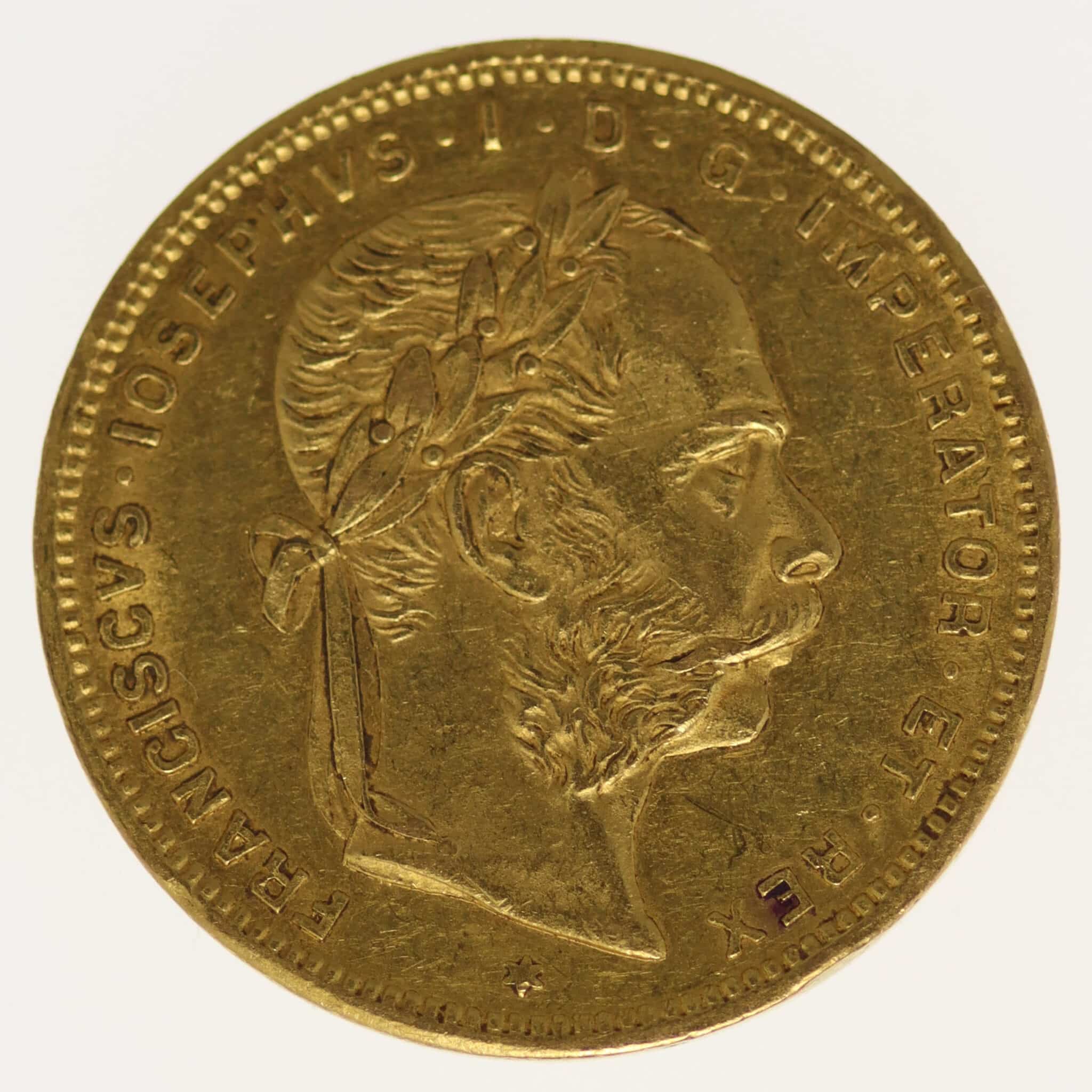 oesterreich - Österreich Kaiserreich Franz Joseph I. 8 Gulden 1882