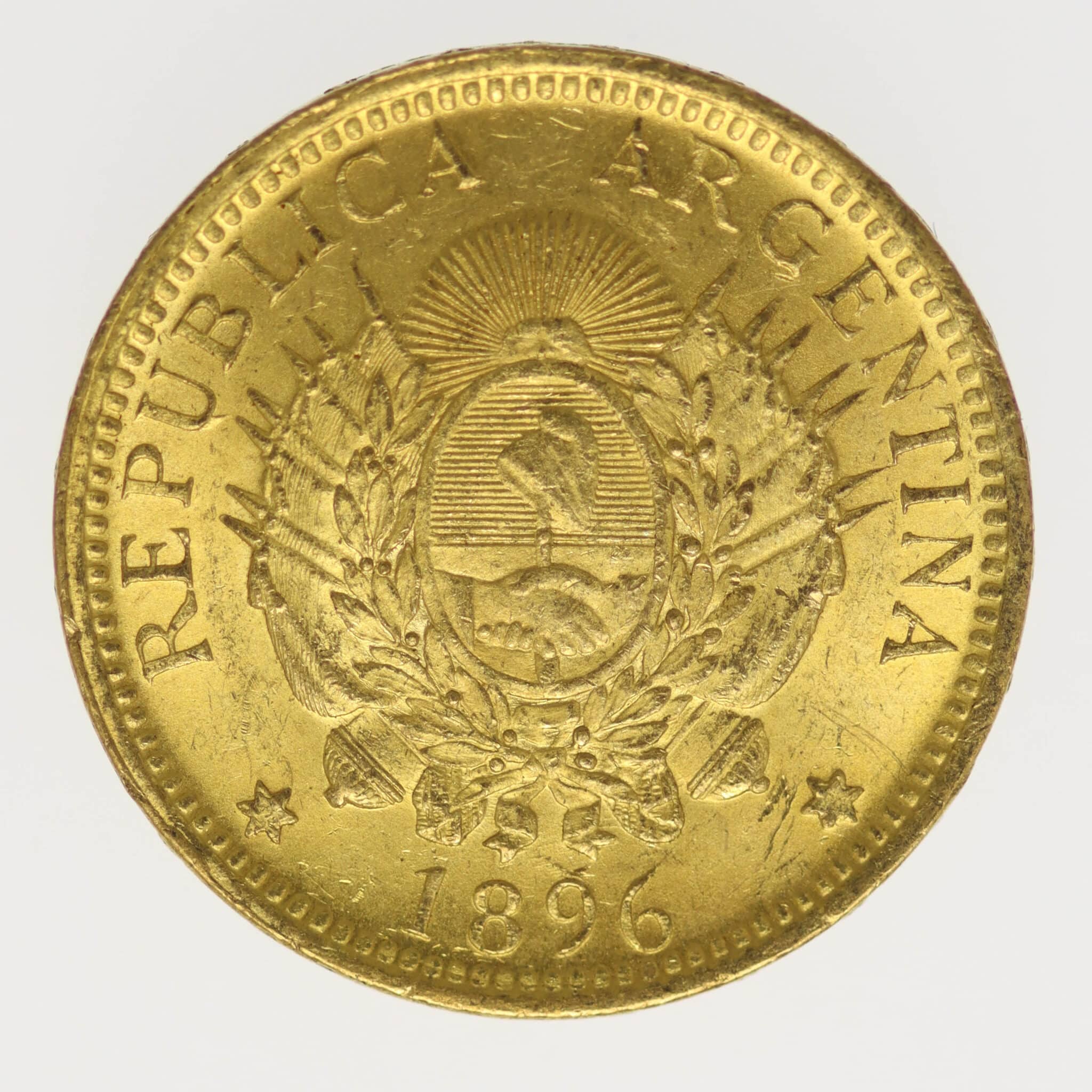 argentinien - Argentinien 5 Pesos / Argentino 1896