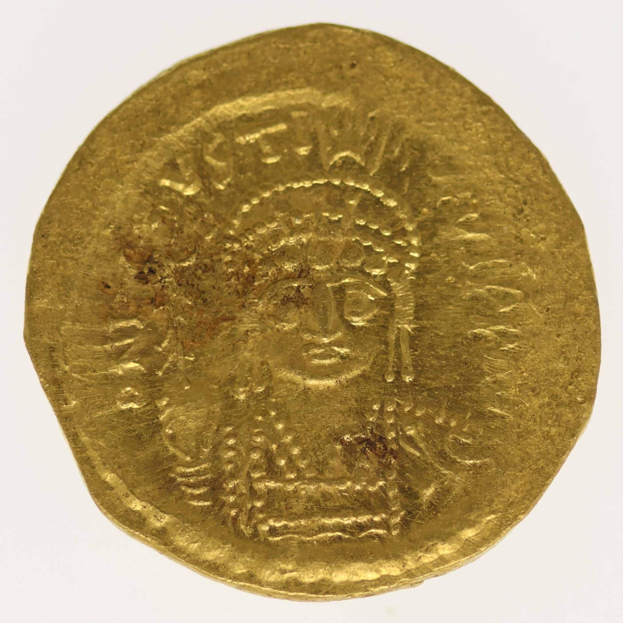weitere-goldmuenzen - Byzanz Iustinus II. AV-Solidus