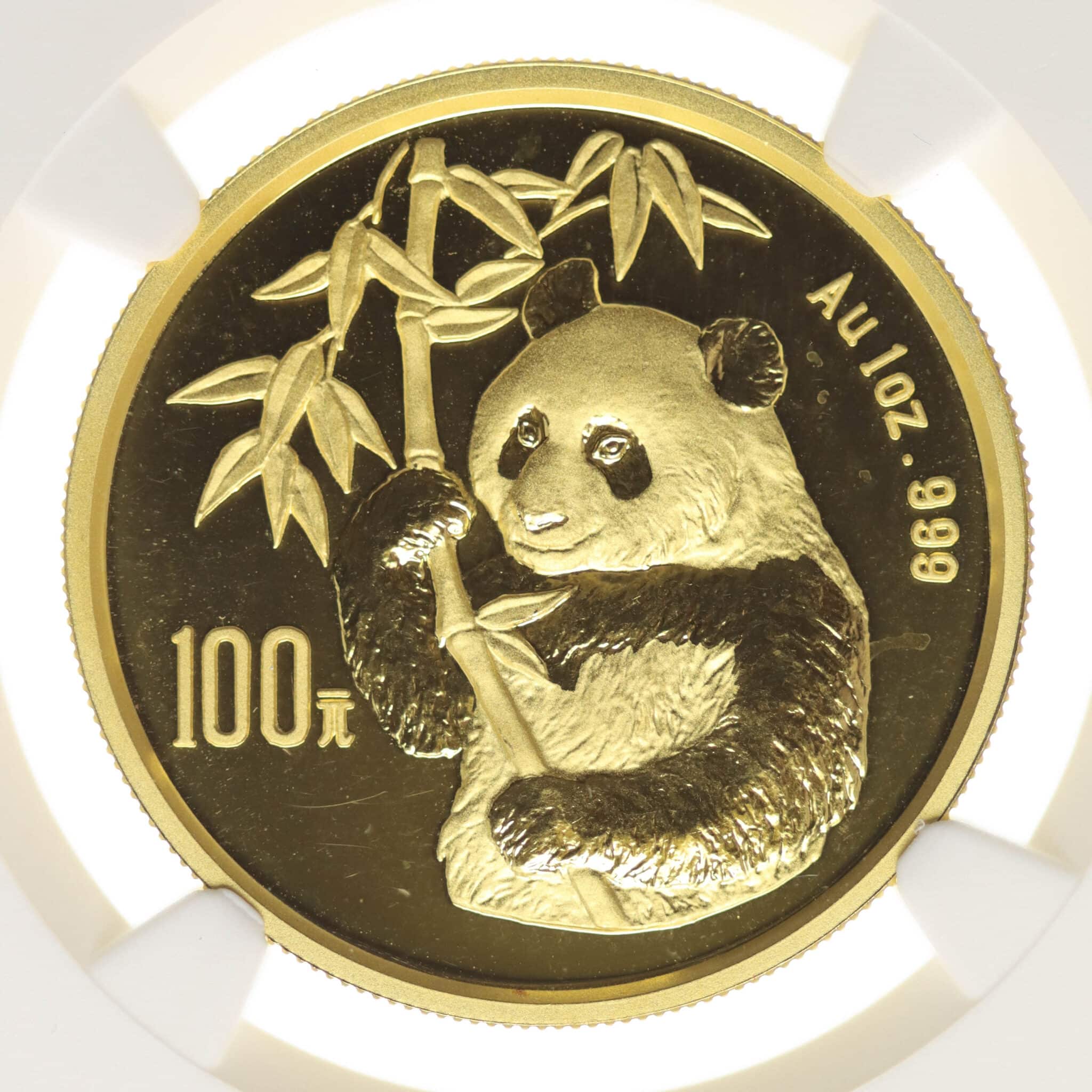 china - China Panda 100 Yuan 1995 1 Unze