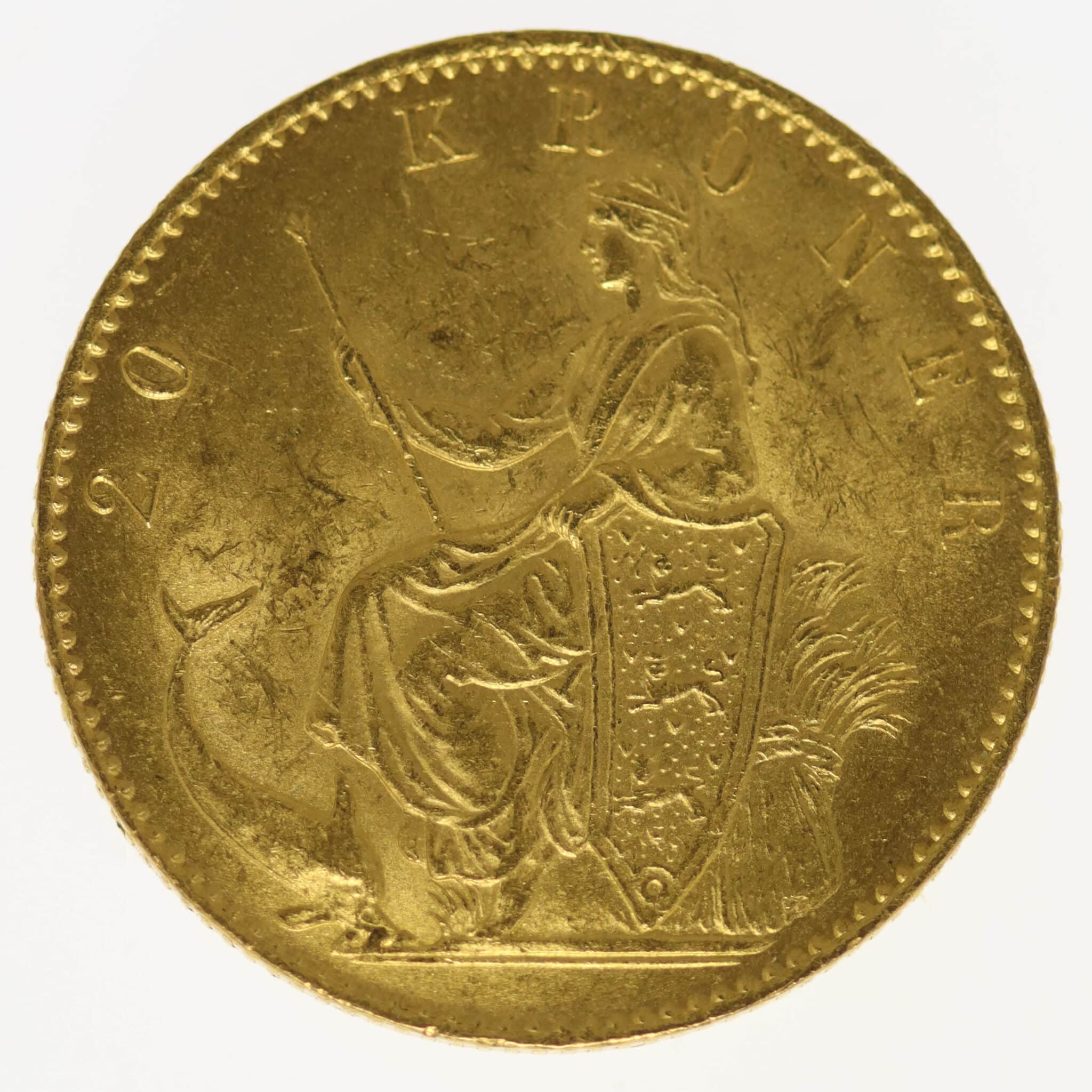 daenemark - Dänemark Christian IX. 20 Kronen 1873