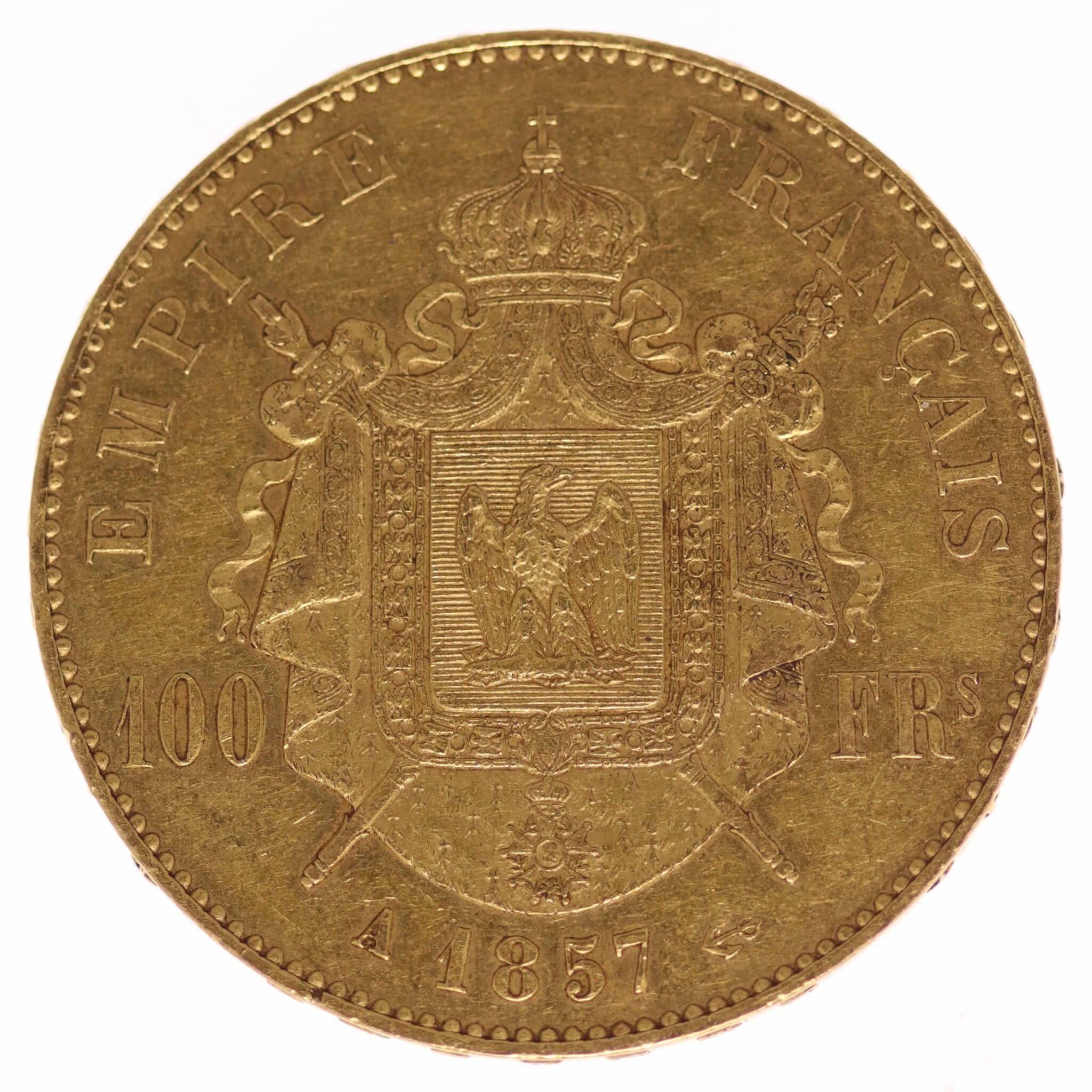 frankreich - Frankreich Napoleon III. 100 Francs 1857 A