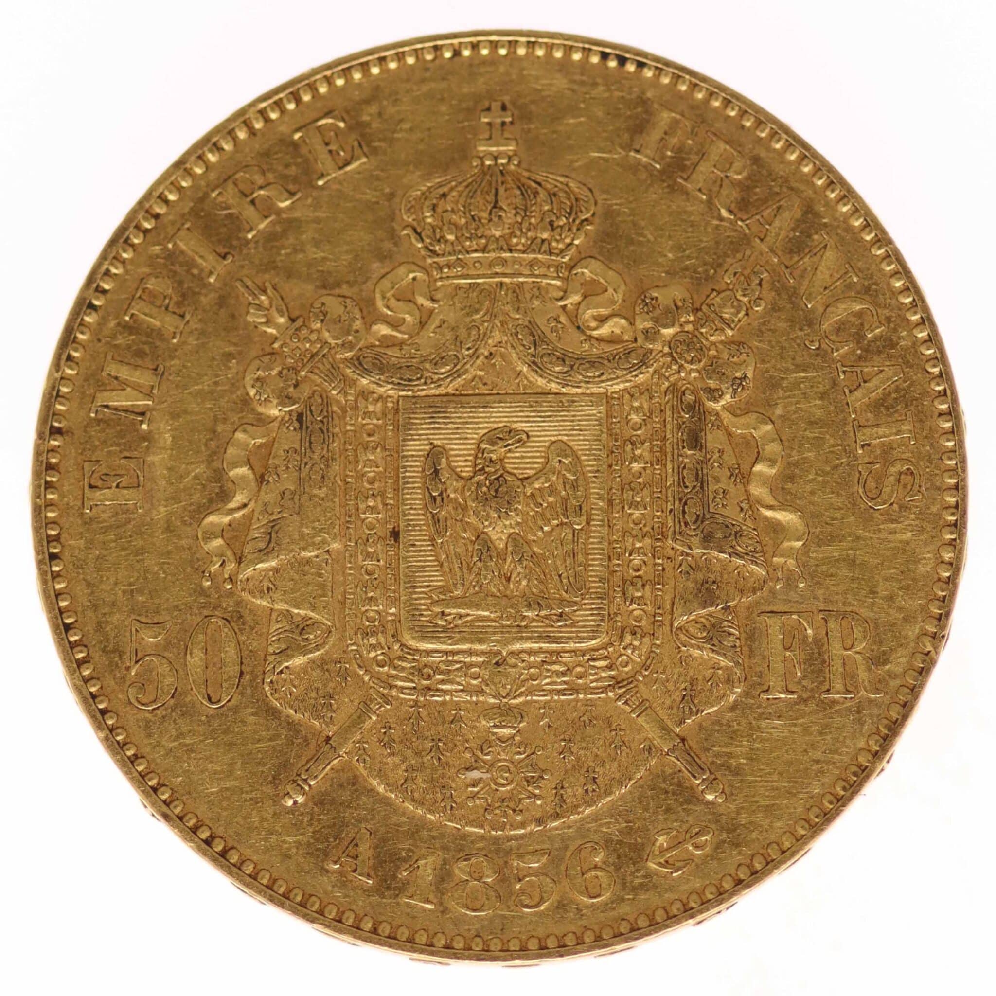 frankreich - Frankreich Napoleon III. 50 Francs 1856 A