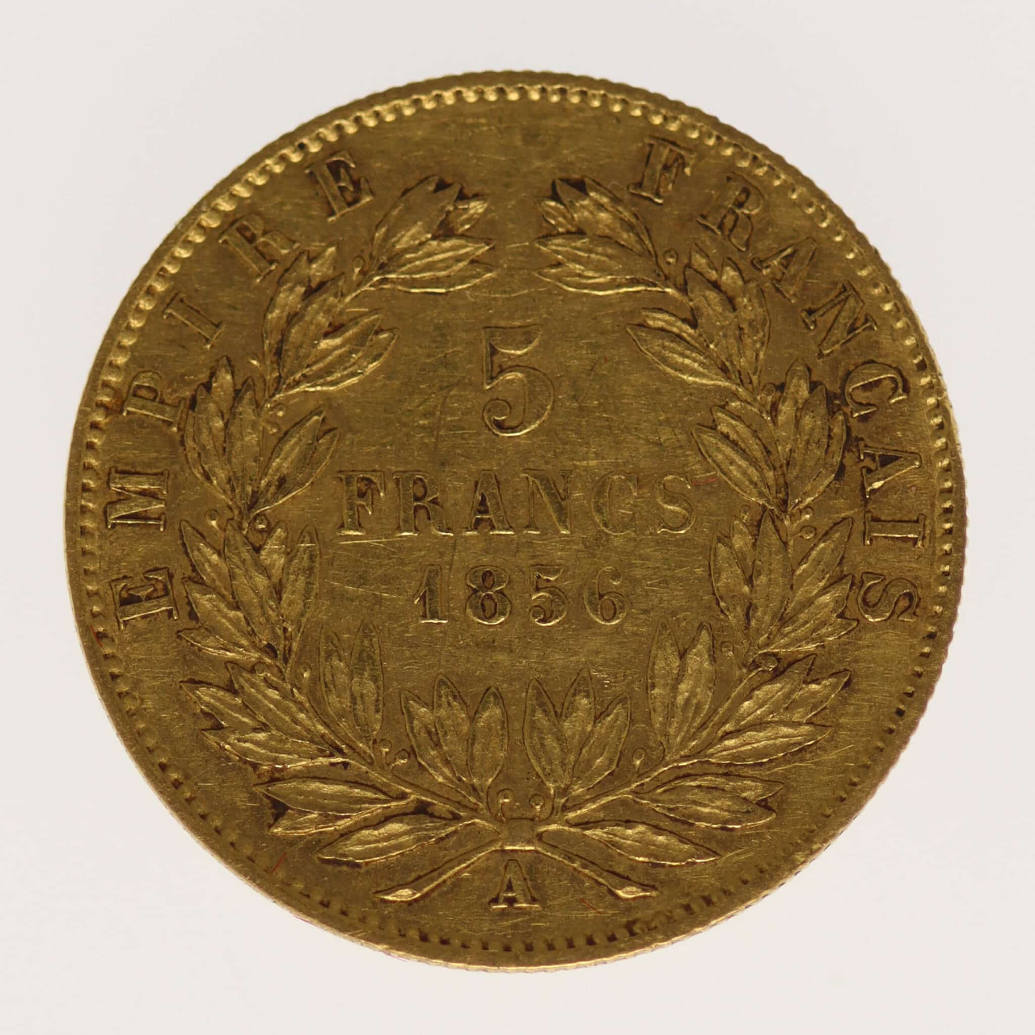 frankreich - Frankreich Napoleon III. 5 Francs 1856 A