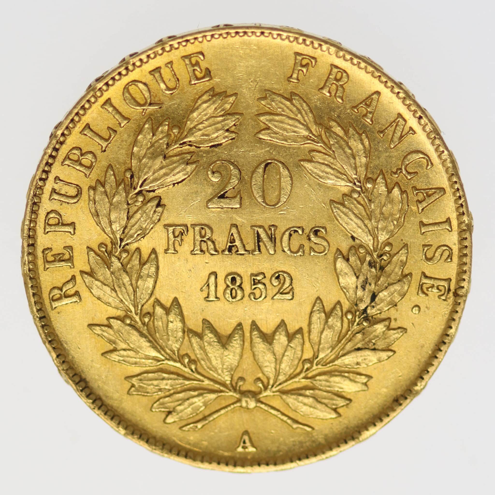 frankreich - Frankreich Napoleon III. 20 Francs 1852 A