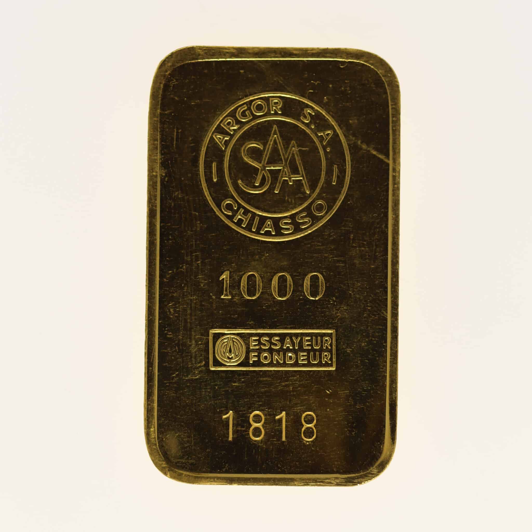 allgemein - Historische Goldbarren: Begehrtes Altgold erzählt die Geschichte des Goldhandels