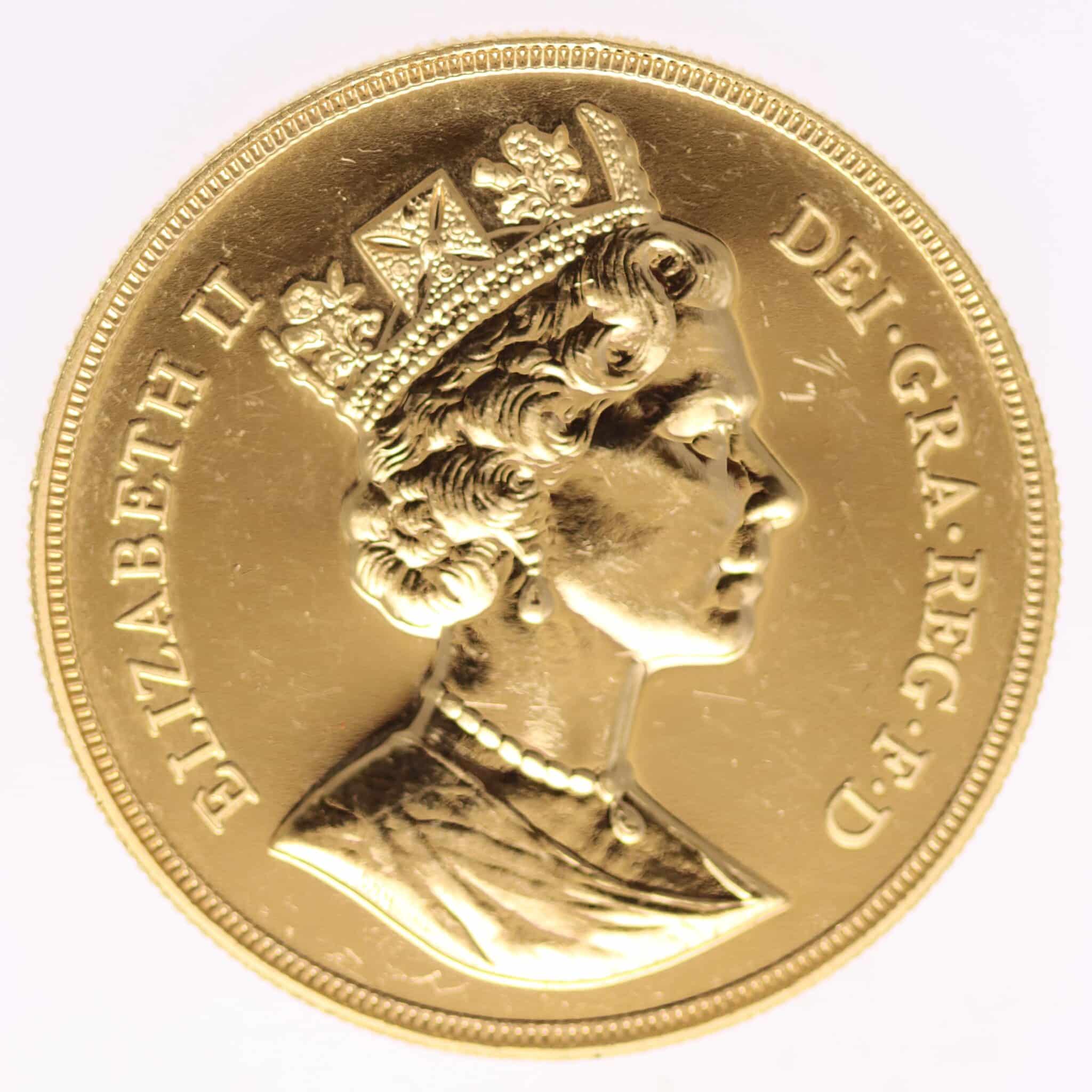 grossbritannien - Großbritannien Elisabeth II. 5 Pounds 1988