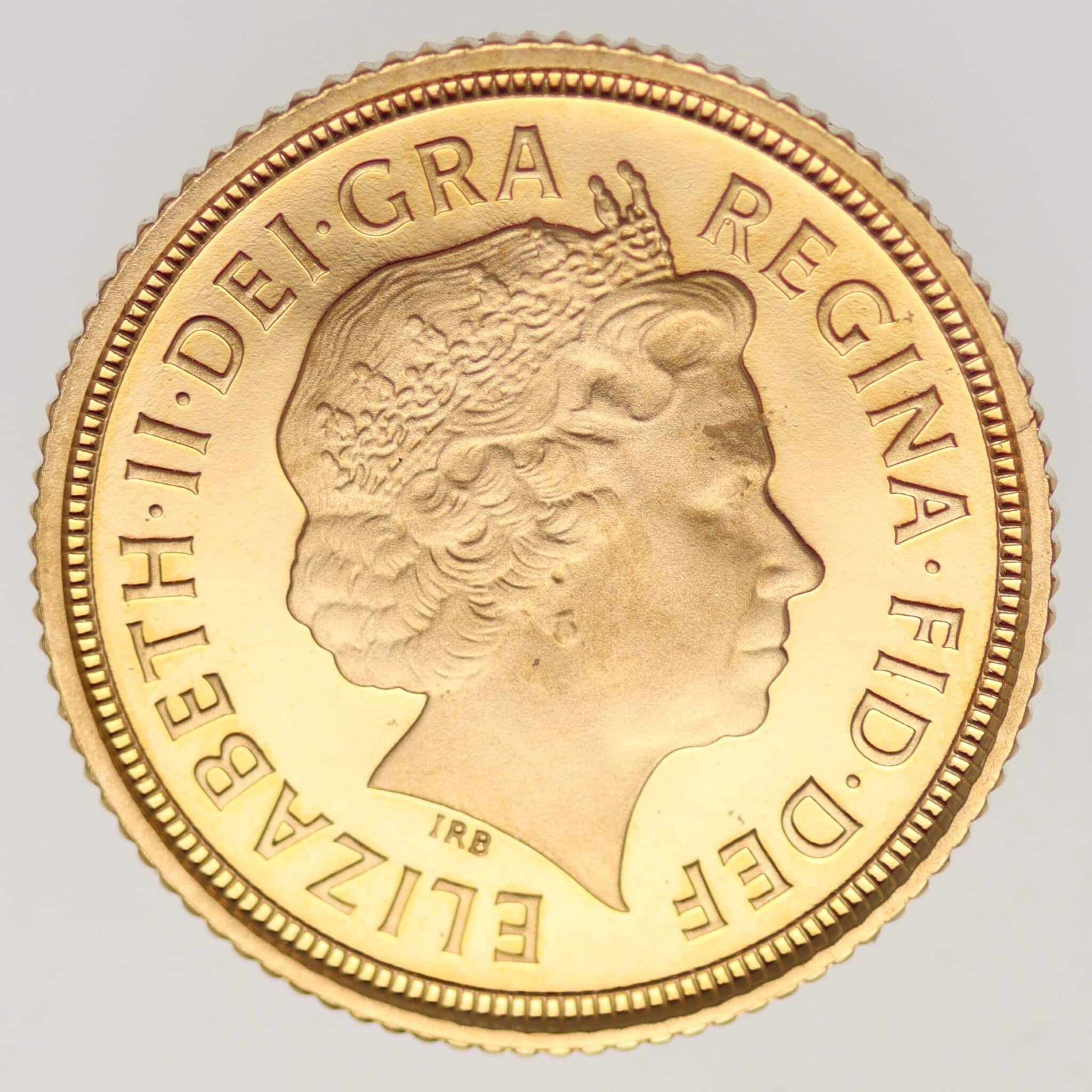 grossbritannien - Großbritannien Elisabeth II. 1/2 Sovereign 2009