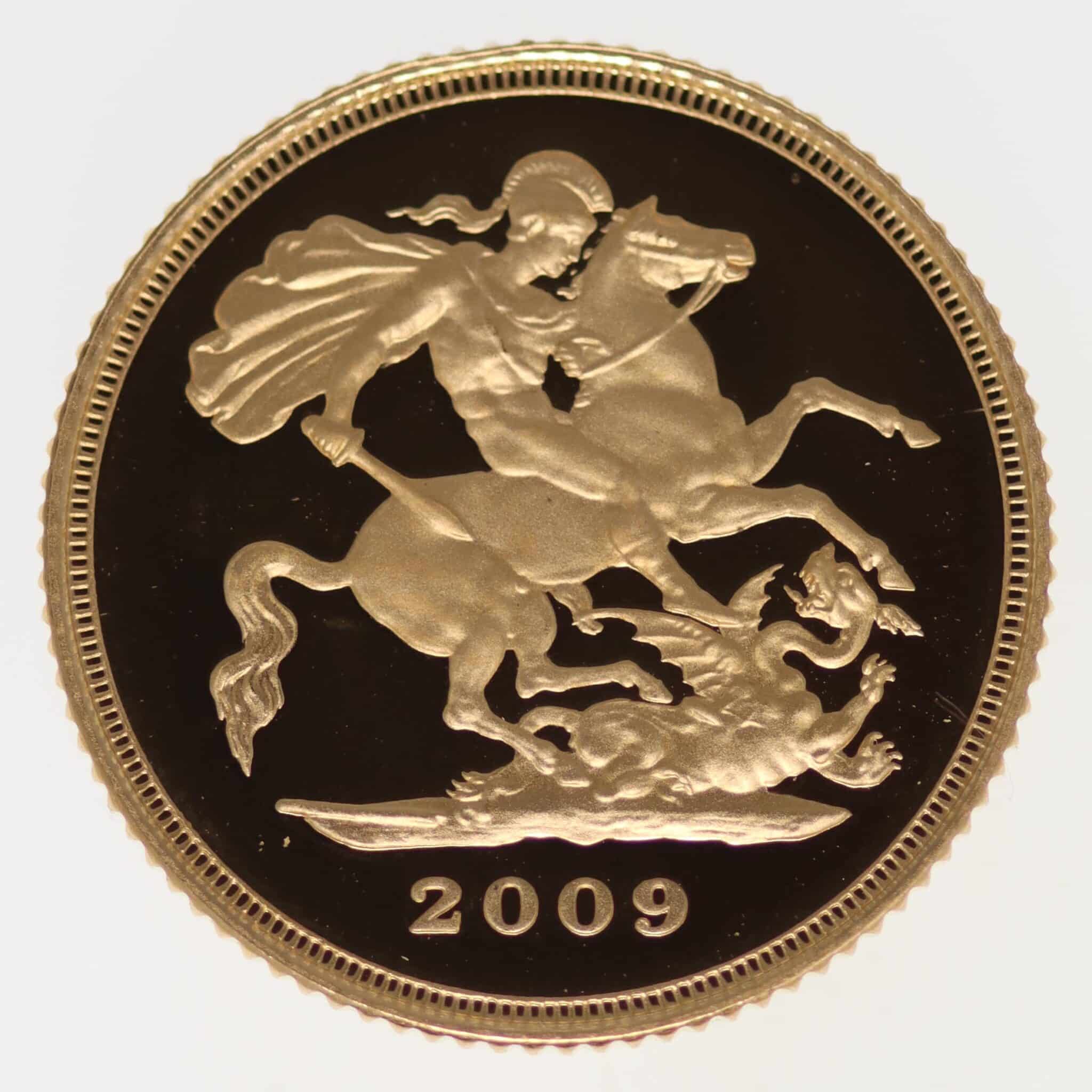grossbritannien - Großbritannien Elisabeth II. 1/2 Sovereign 2009