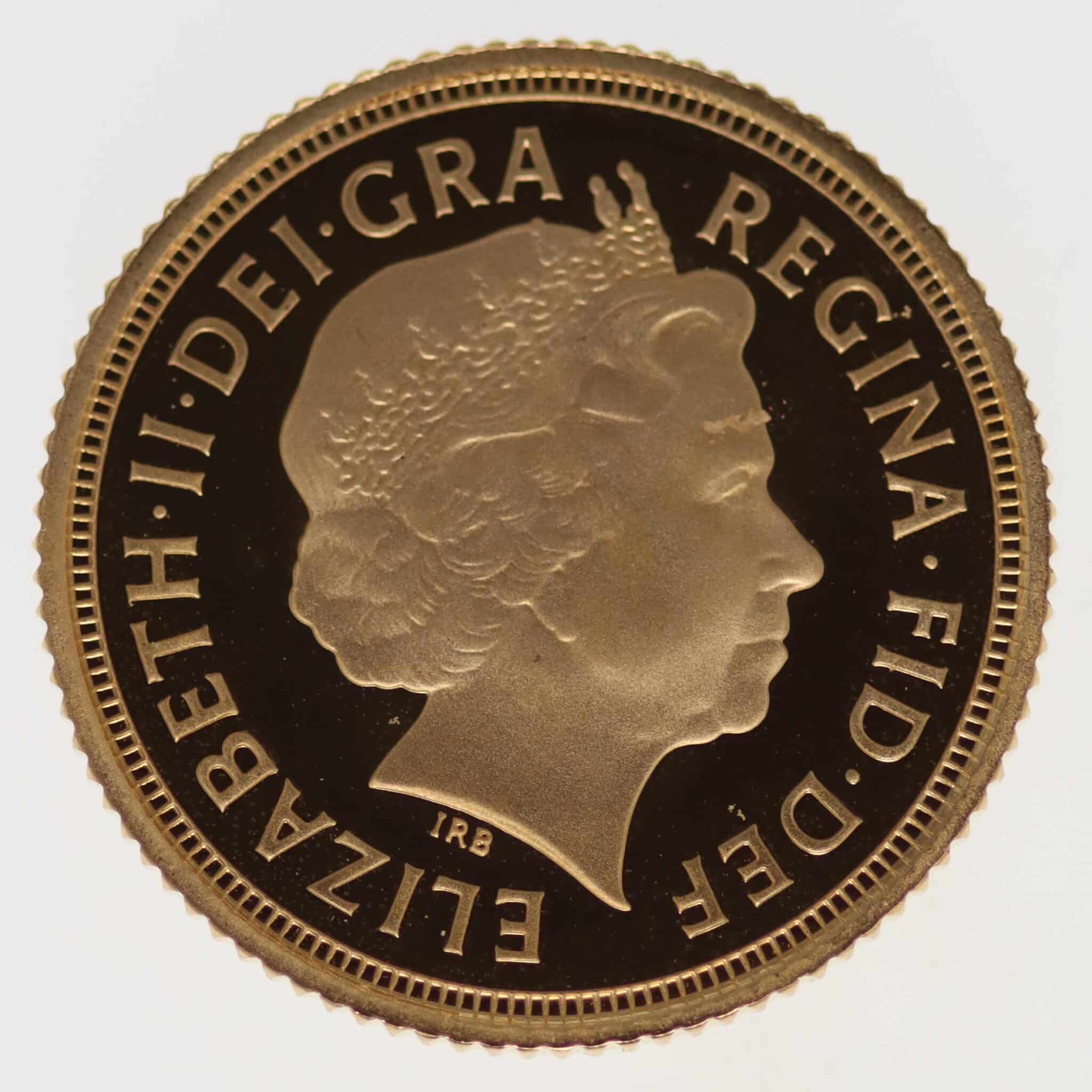 grossbritannien - Großbritannien Elisabeth II. 1/2 Sovereign 2009