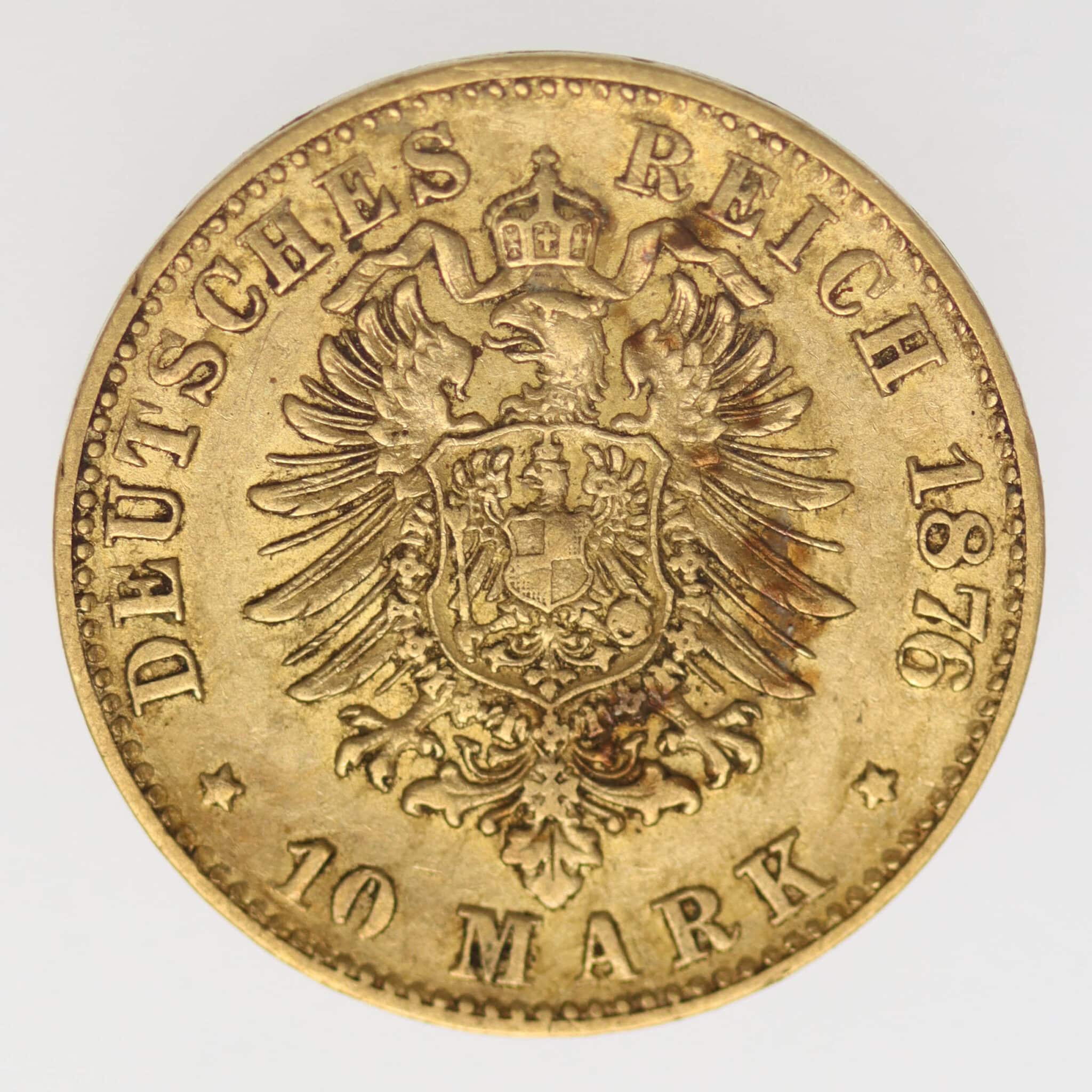 deutsches-kaiserreich-ab-1871 - Hessen Ludwig III. 10 Mark 1876