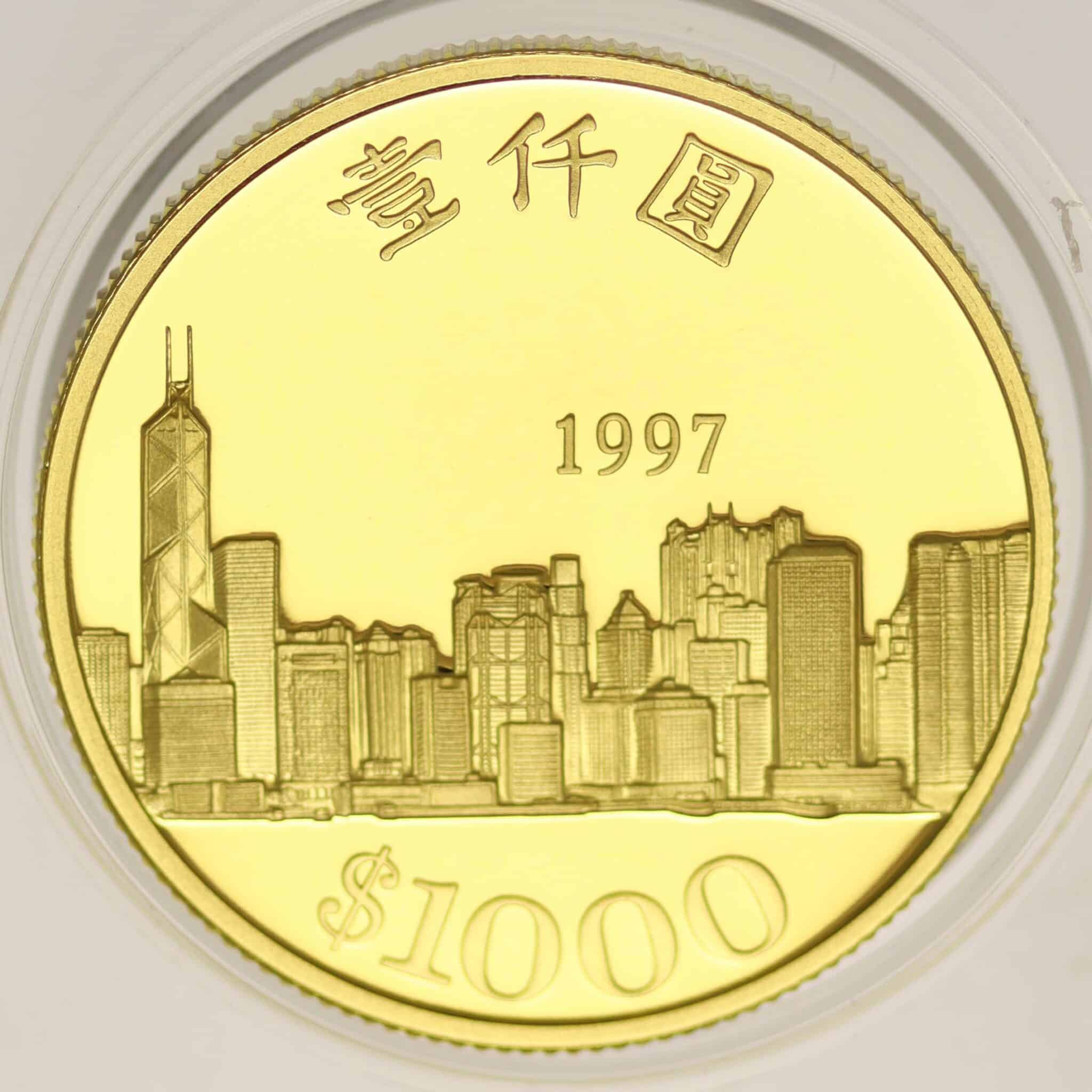 hong-kong - Hong Kong 1000 Dollars 1997