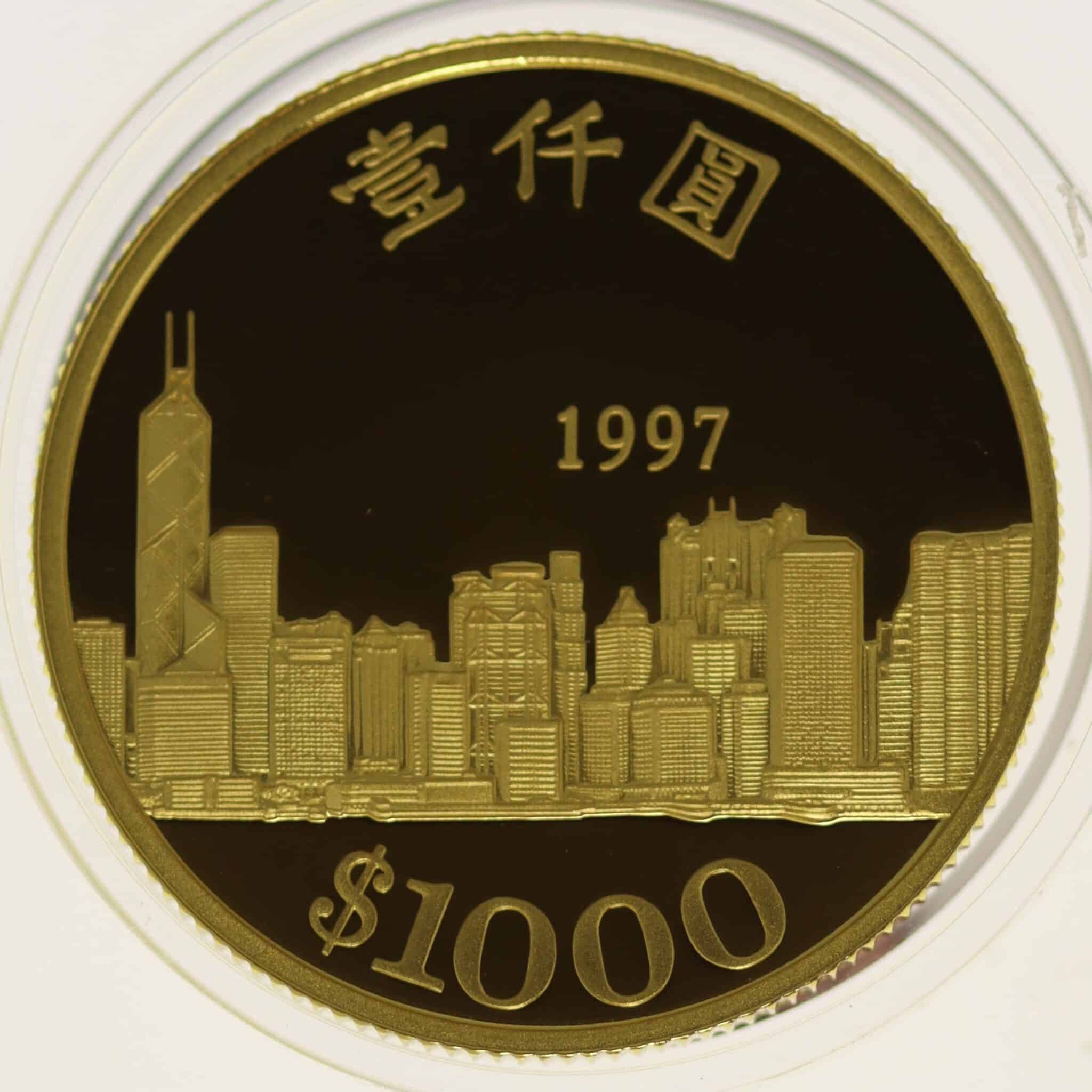 hong-kong - Hong Kong 1000 Dollars 1997