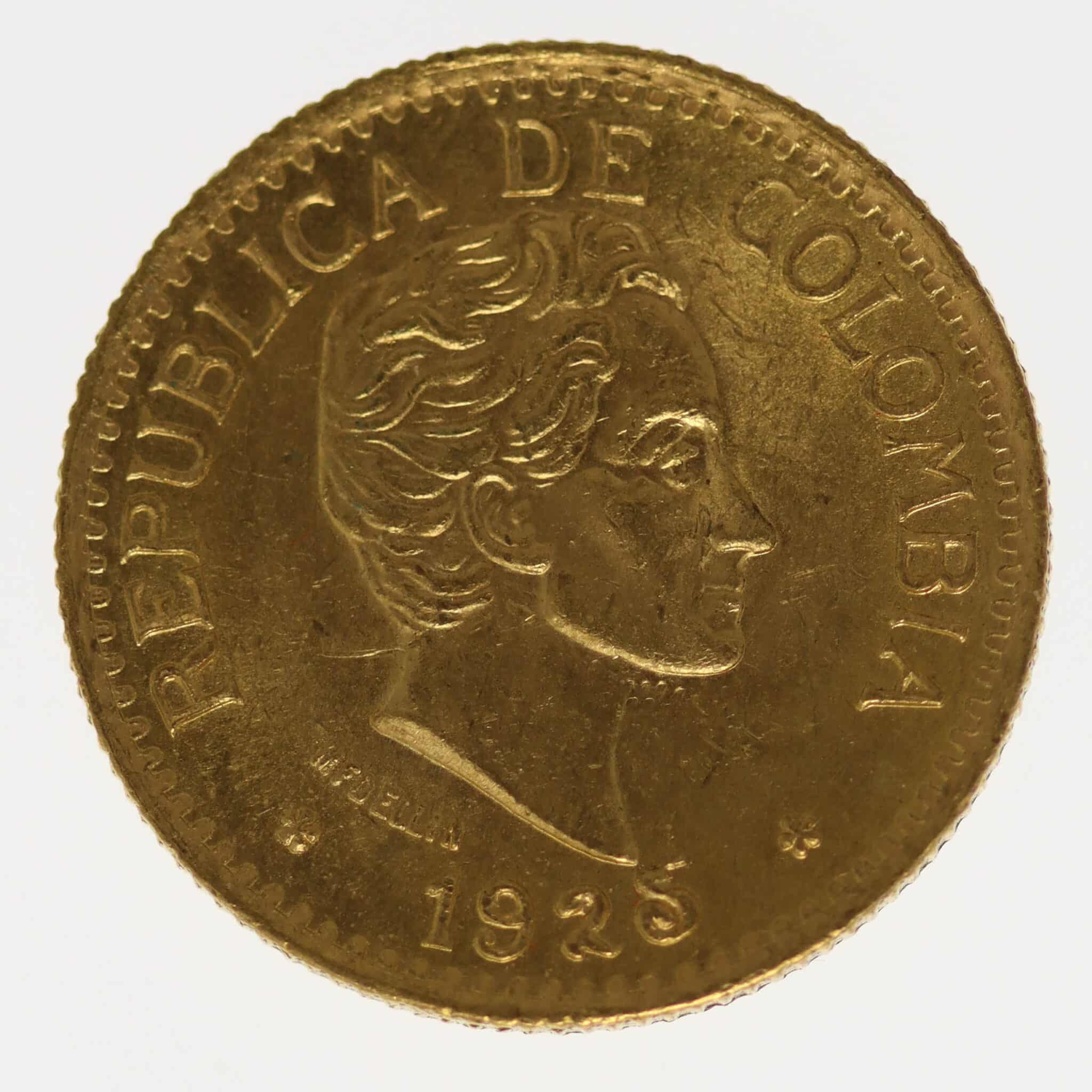 kolumbien - Kolumbien 5 Pesos 1925