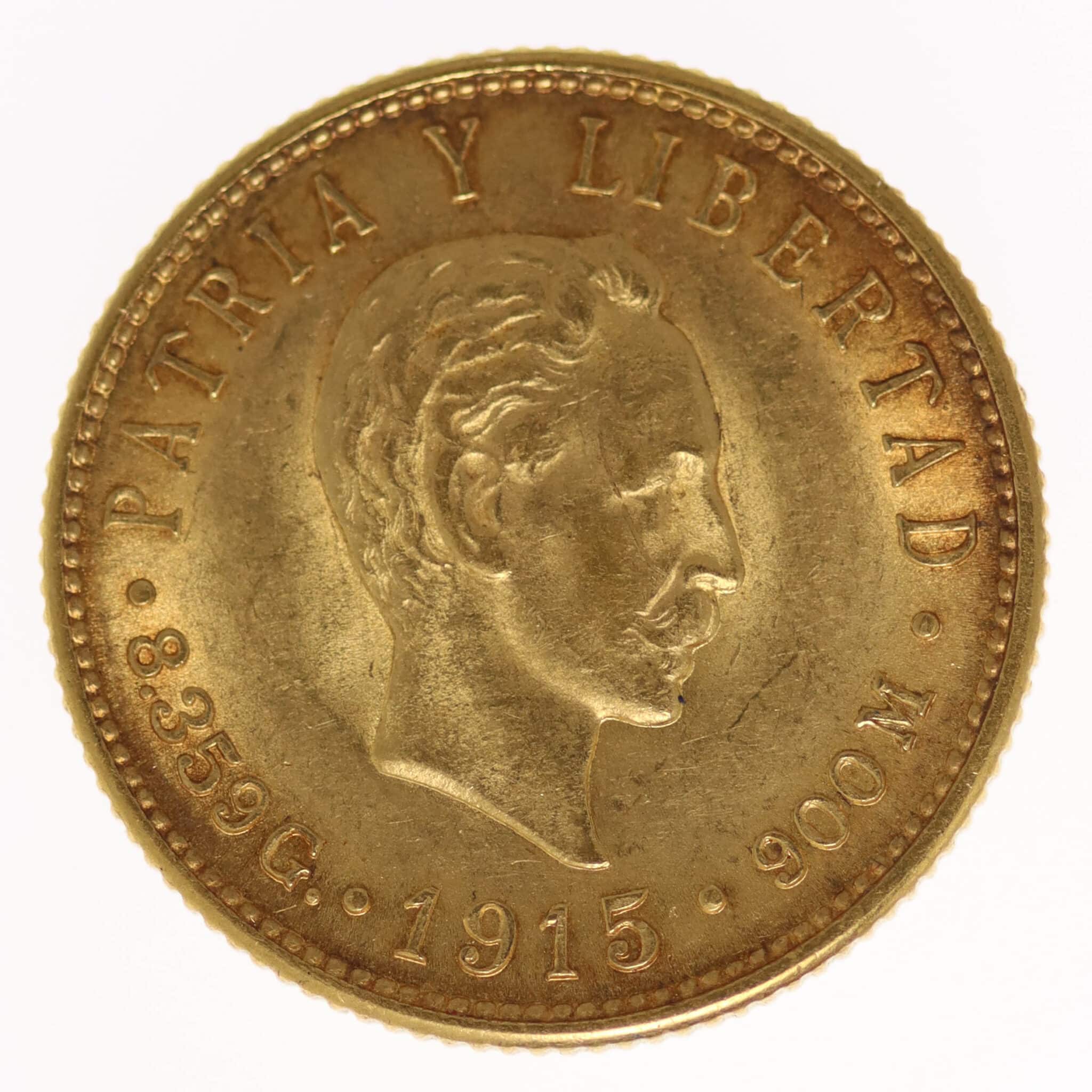 kuba - Kuba 5 Pesos 1915