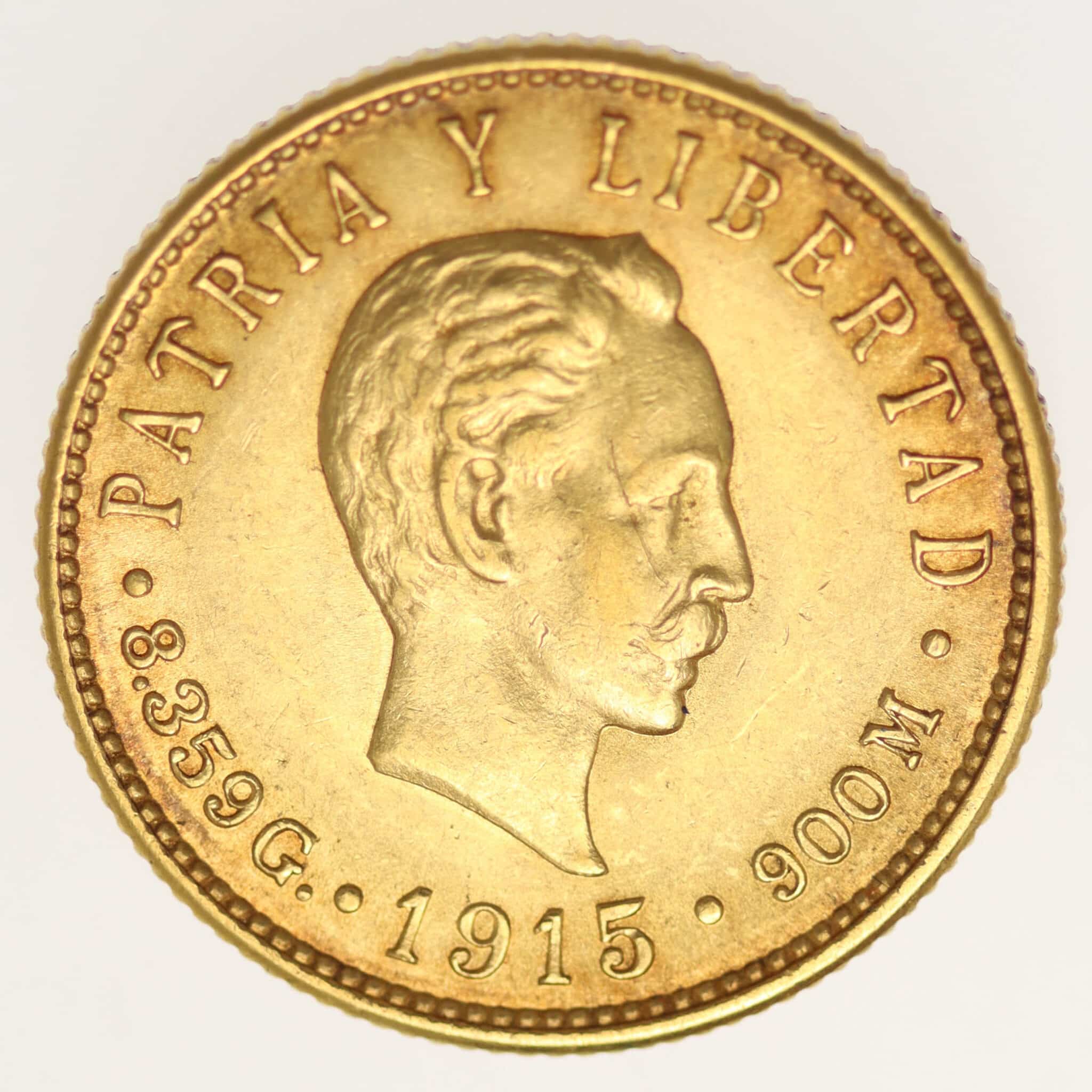 kuba - Kuba 5 Pesos 1915
