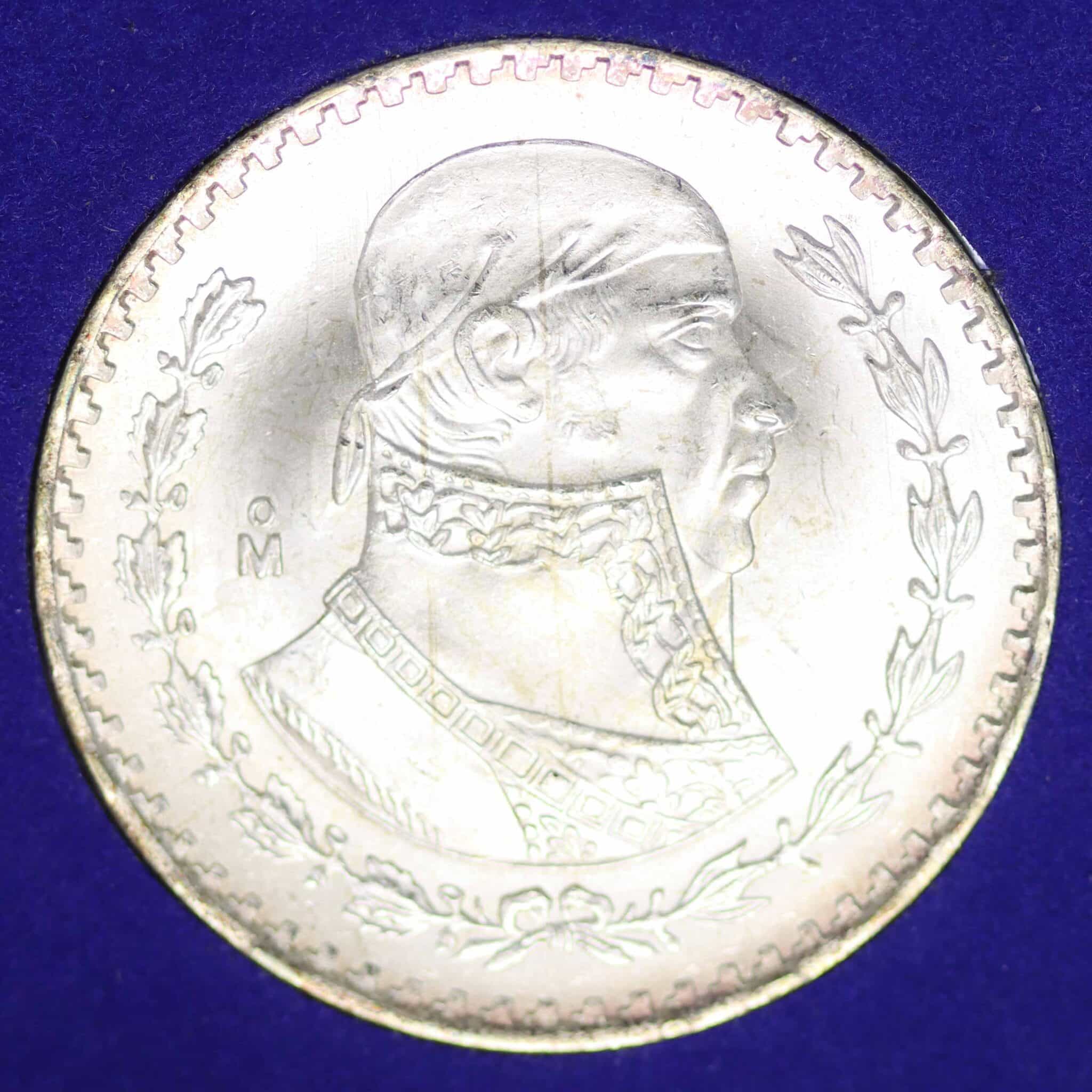 mexiko-silbermuenzen-uebrige-welt - Mexiko Peso 1964 "1979 Papal Peso"