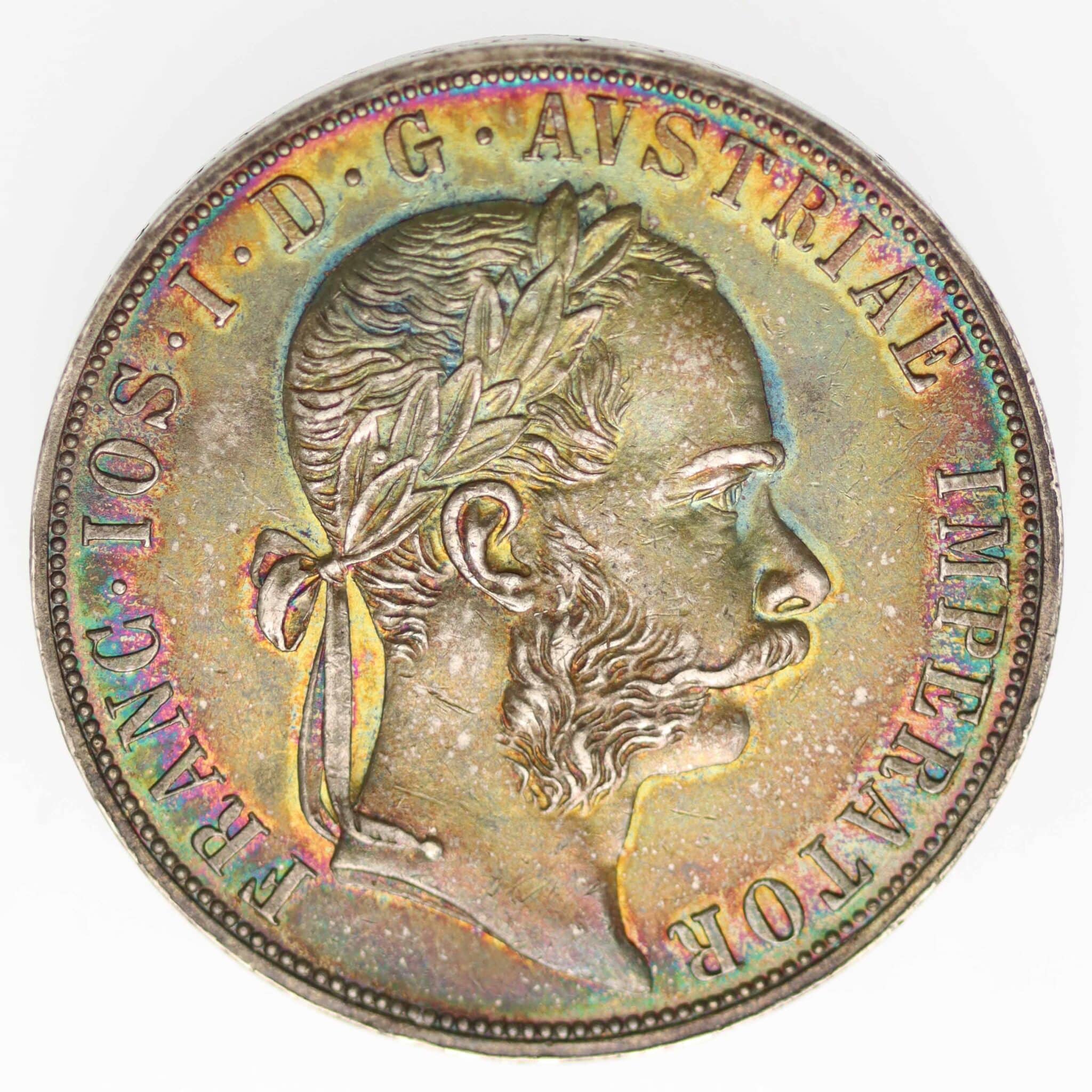 oesterreich-silbermuenzen-uebriges-europa - Österreich Kaiserreich Franz Joseph I. 2 Florin 1885