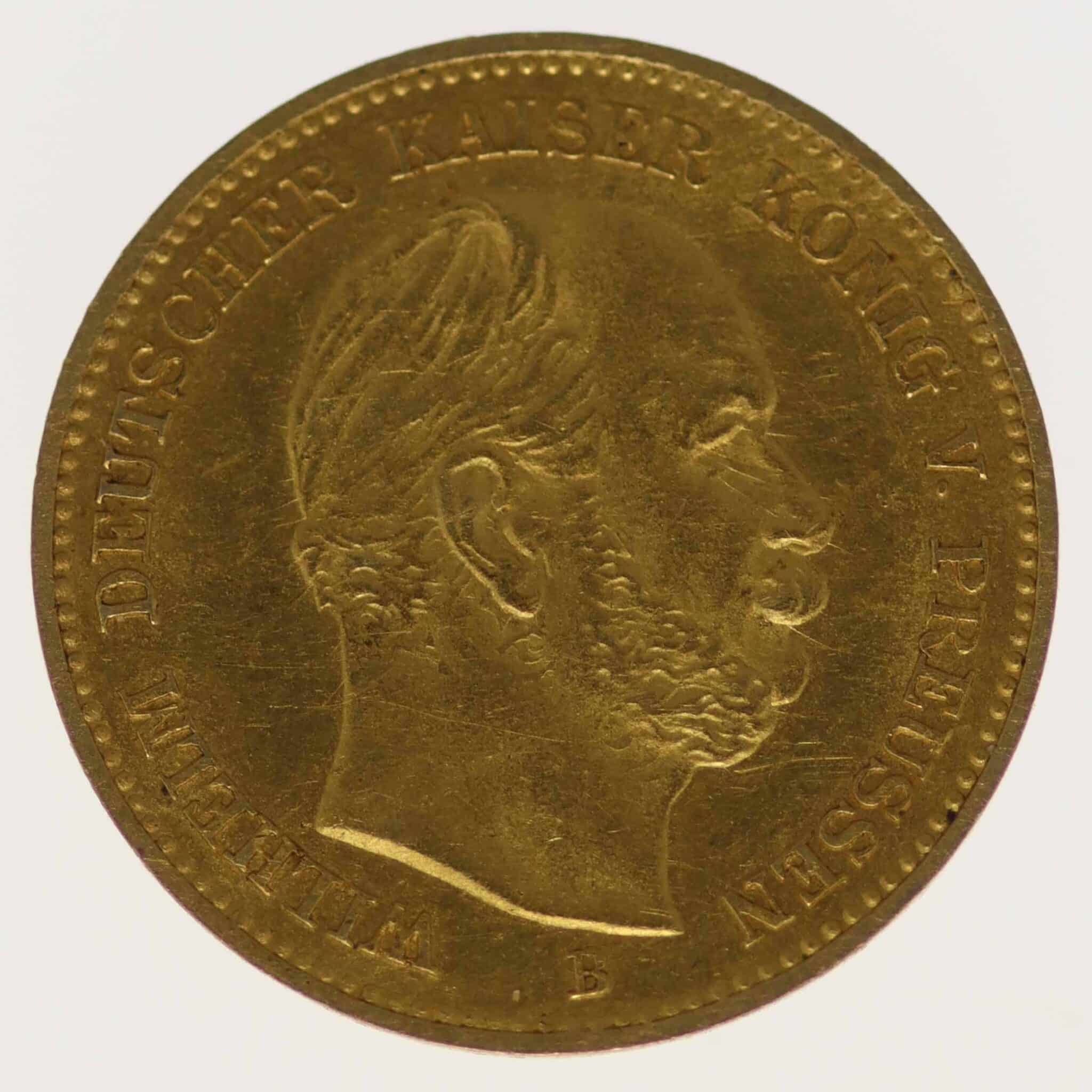 deutsches-kaiserreich-ab-1871 - Preussen Wilhelm I. 5 Mark 1877 B