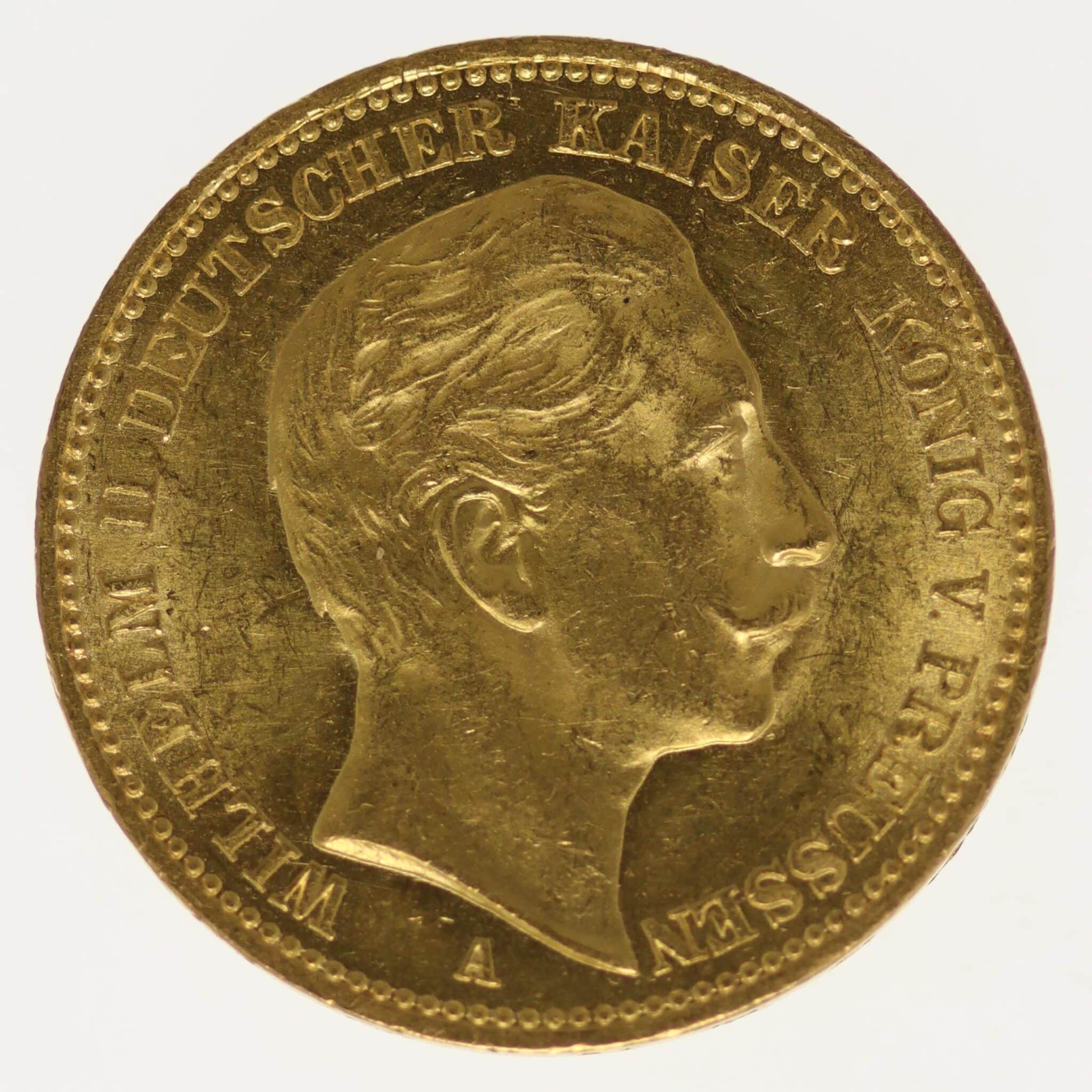 deutsches-kaiserreich-ab-1871 - Preussen Wilhelm II. 20 Mark 1901 A
