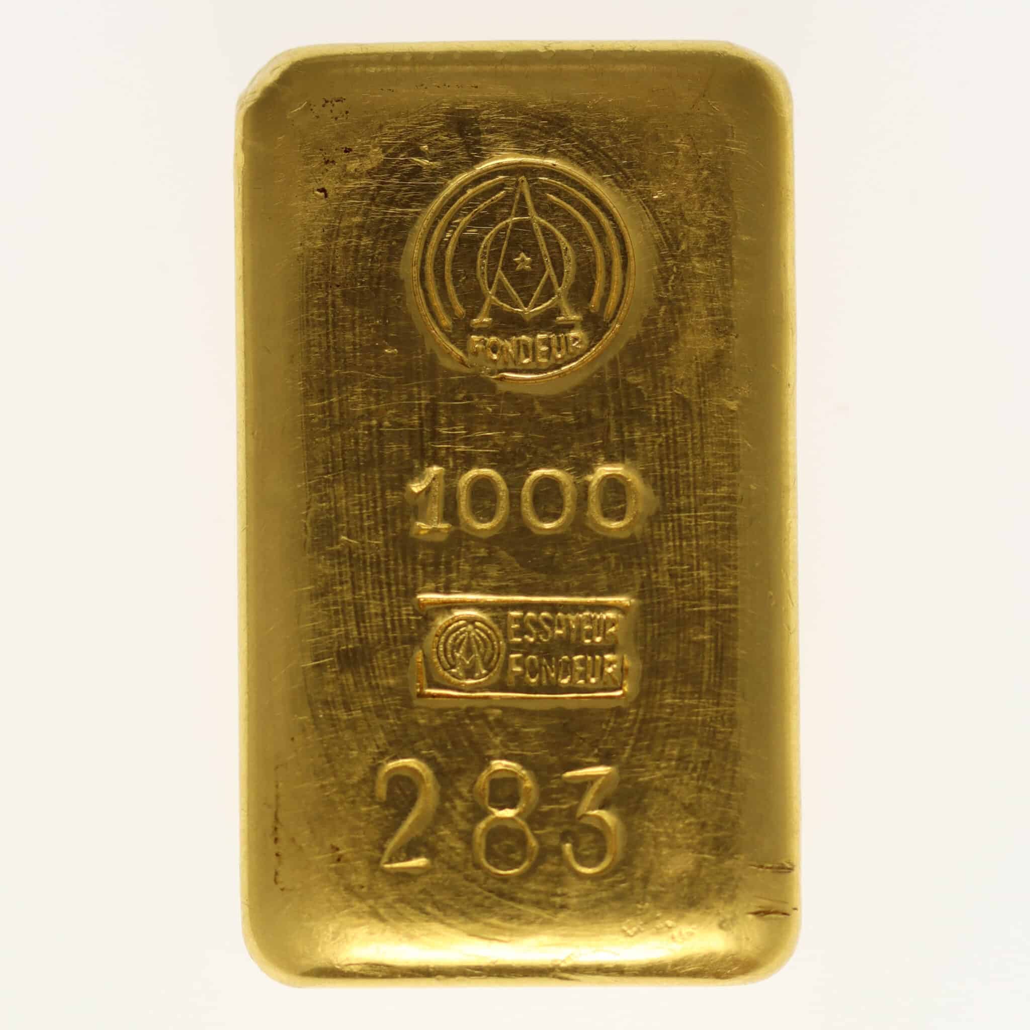 goldbarren - Goldbarren 250 Gramm Argor