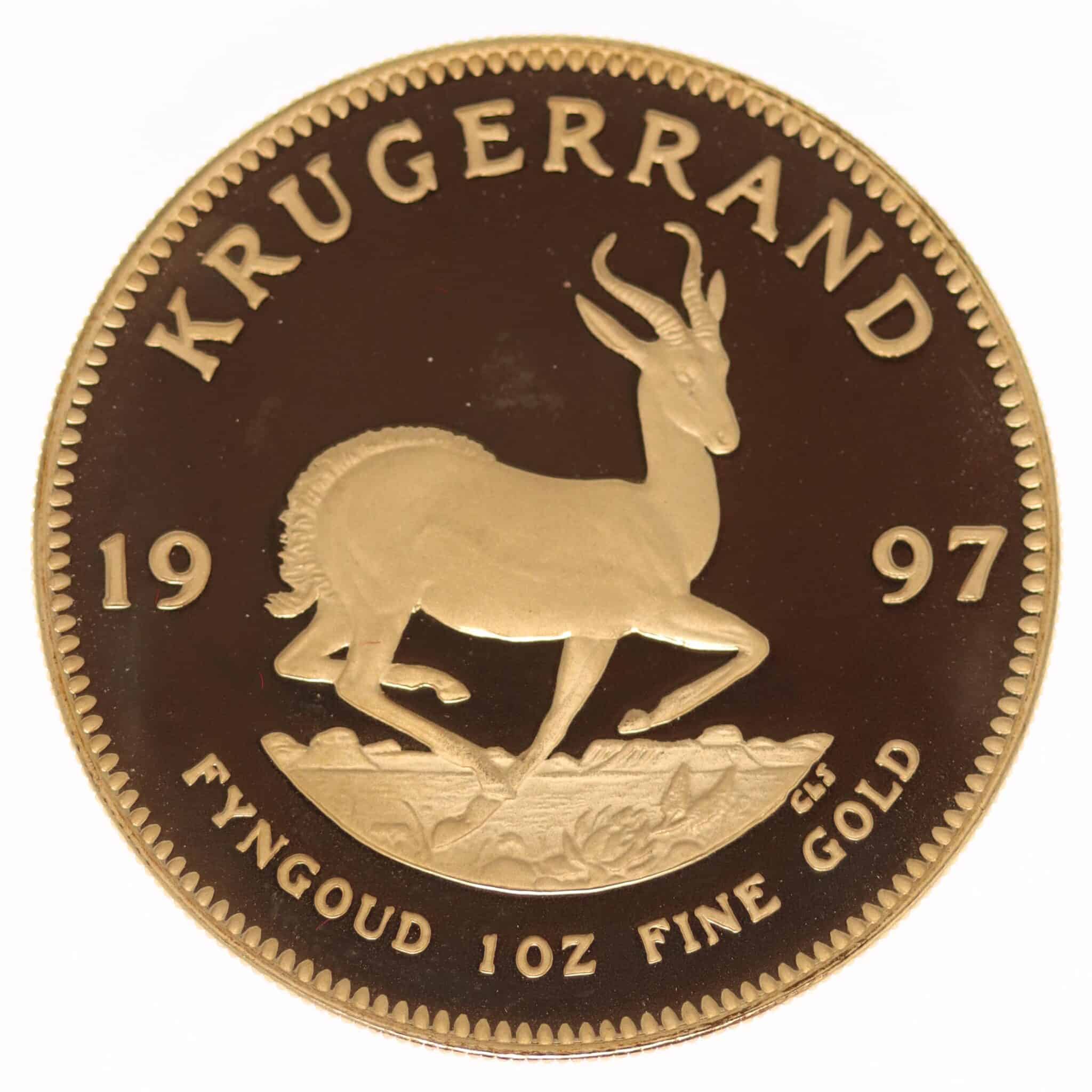 suedafrika - Südafrika Krügerrand 1 Unze 1997 proof