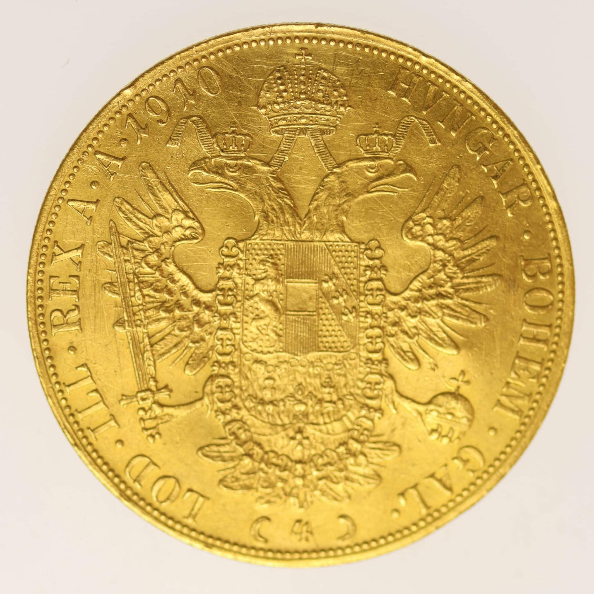 oesterreich - Österreich Kaiserreich Franz Joseph I. 4 Dukaten 1910