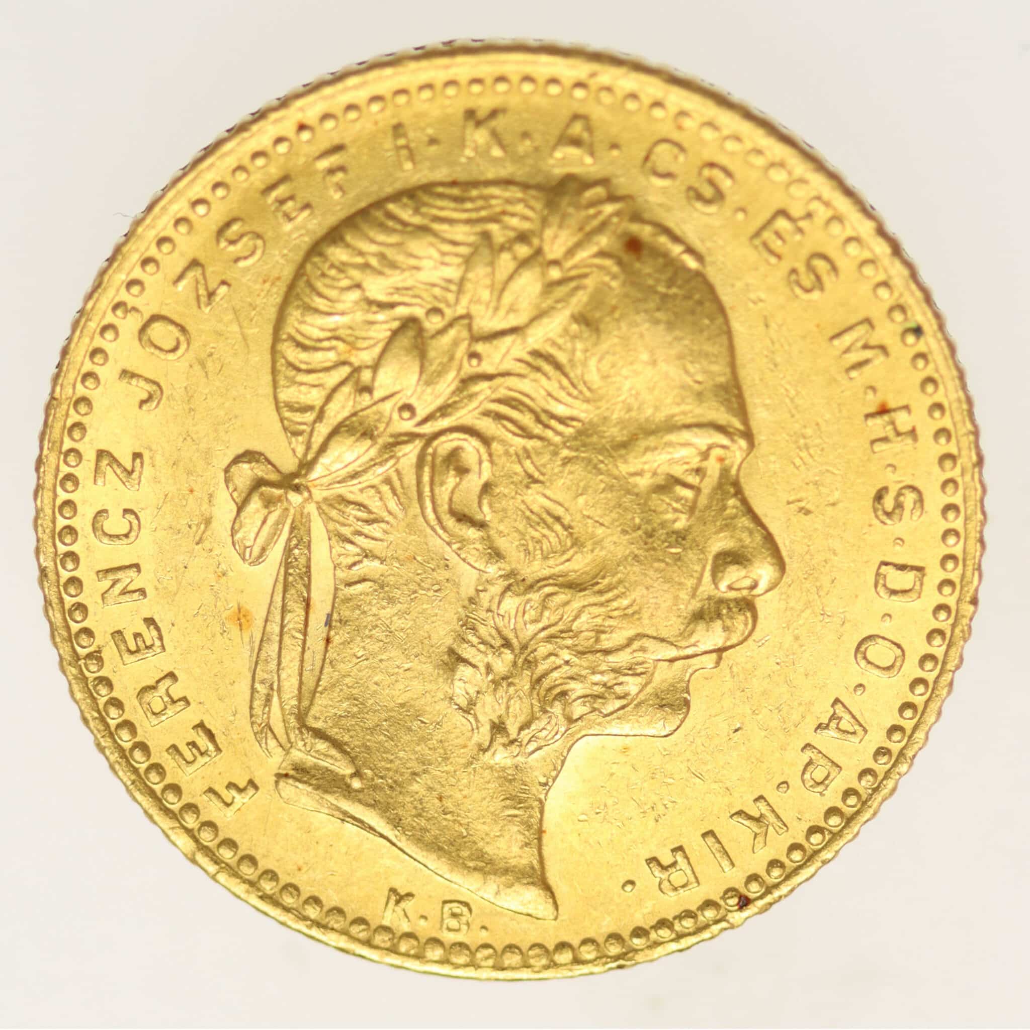 ungarn, oesterreich - Österreich Kaiserreich Franz Joseph I. 8 Forint 1880 KB