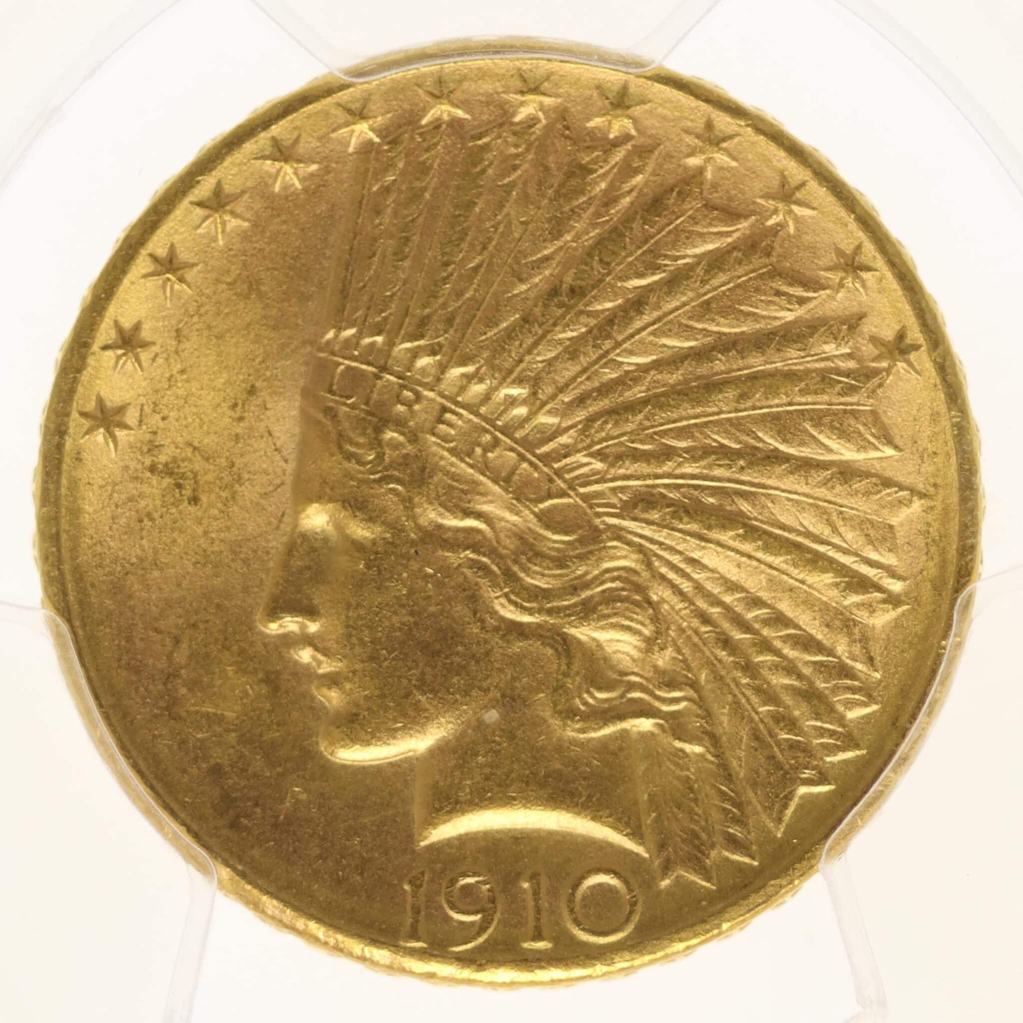 usa - USA 10 Dollars 1910 D Indianer