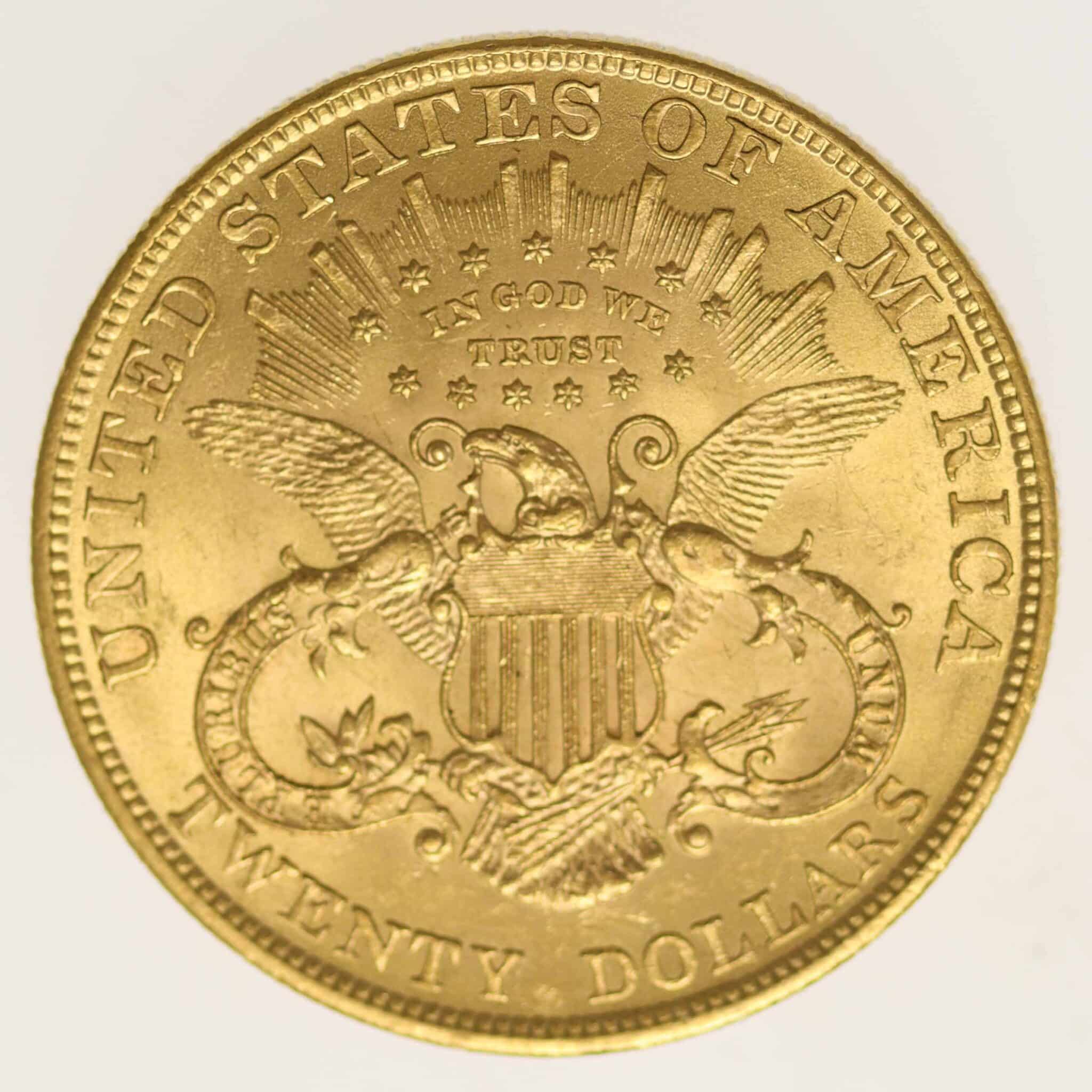 usa - USA 20 Dollars 1904 Liberty / Kopf