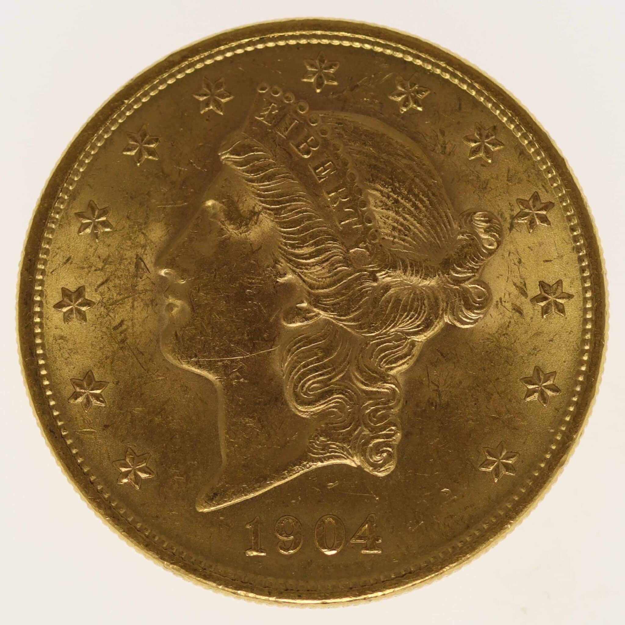 usa - USA 20 Dollars 1904 Liberty / Kopf