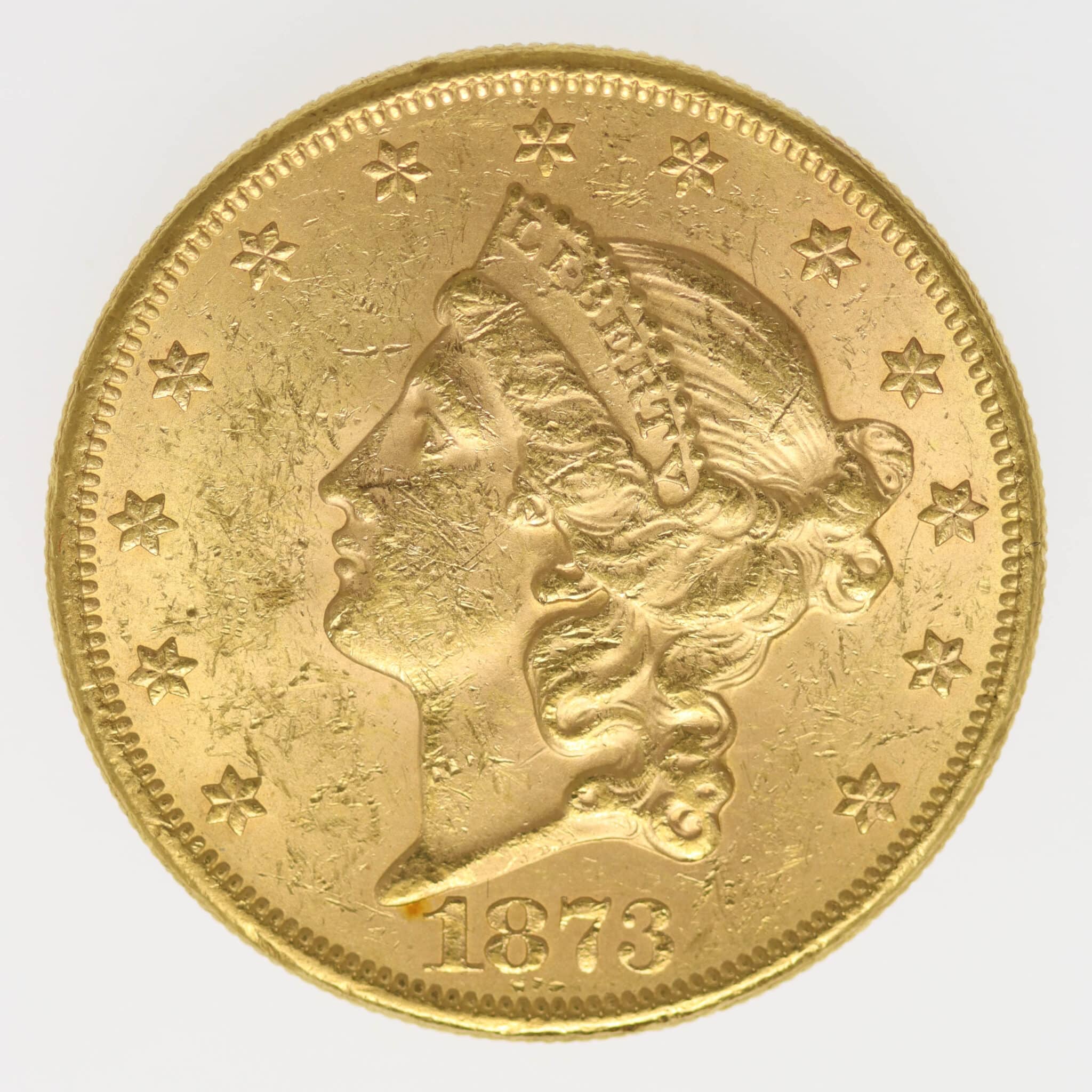 usa - USA 20 Dollars 1873 Liberty / Kopf