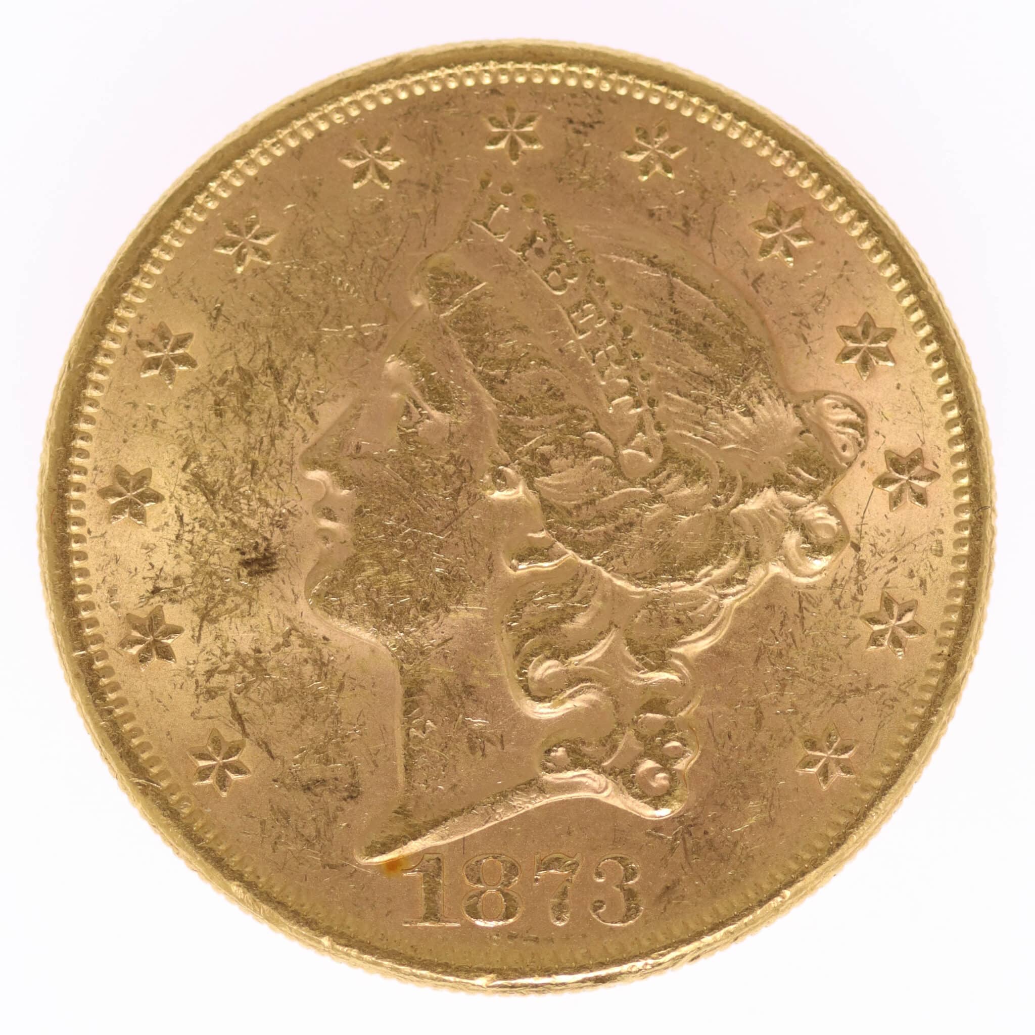 usa - USA 20 Dollars 1873 Liberty / Kopf
