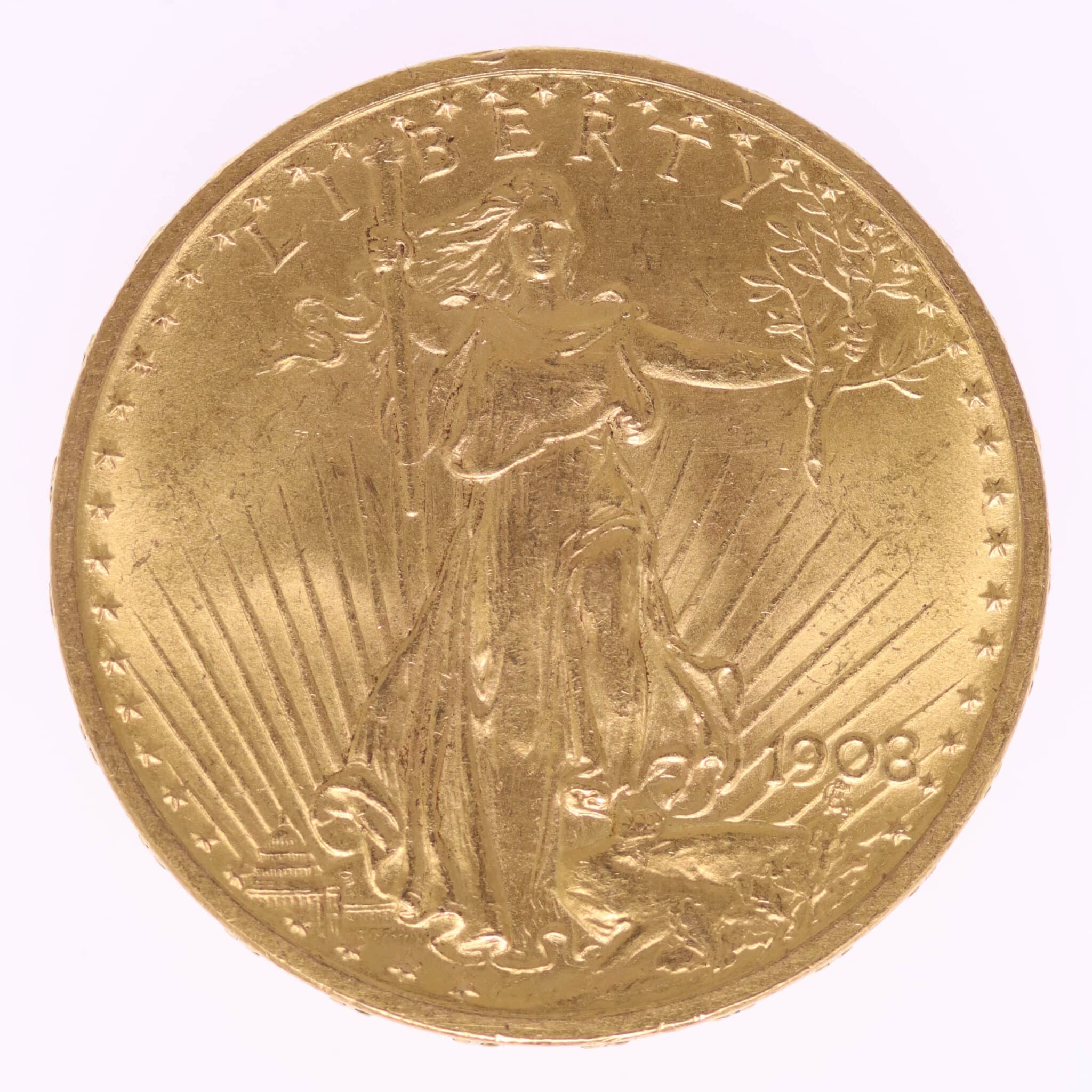 usa - USA 20 Dollars 1908 Statue