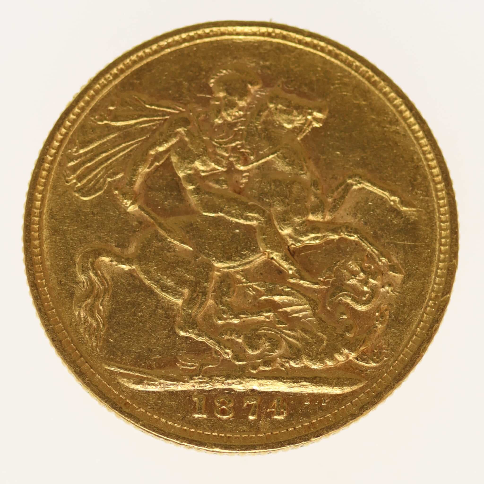 australien - Australien Victoria Sovereign 1874 M
