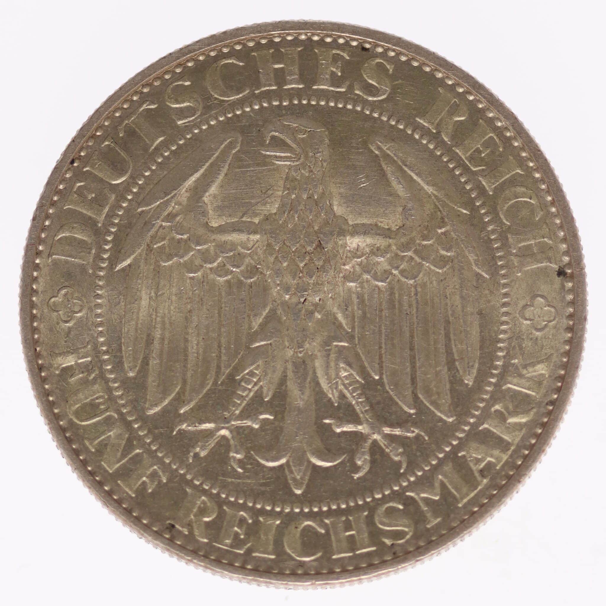 weimarer-republik-deutsche-silbermuenzen - Weimarer Republik 5 Reichsmark 1929 Meißen