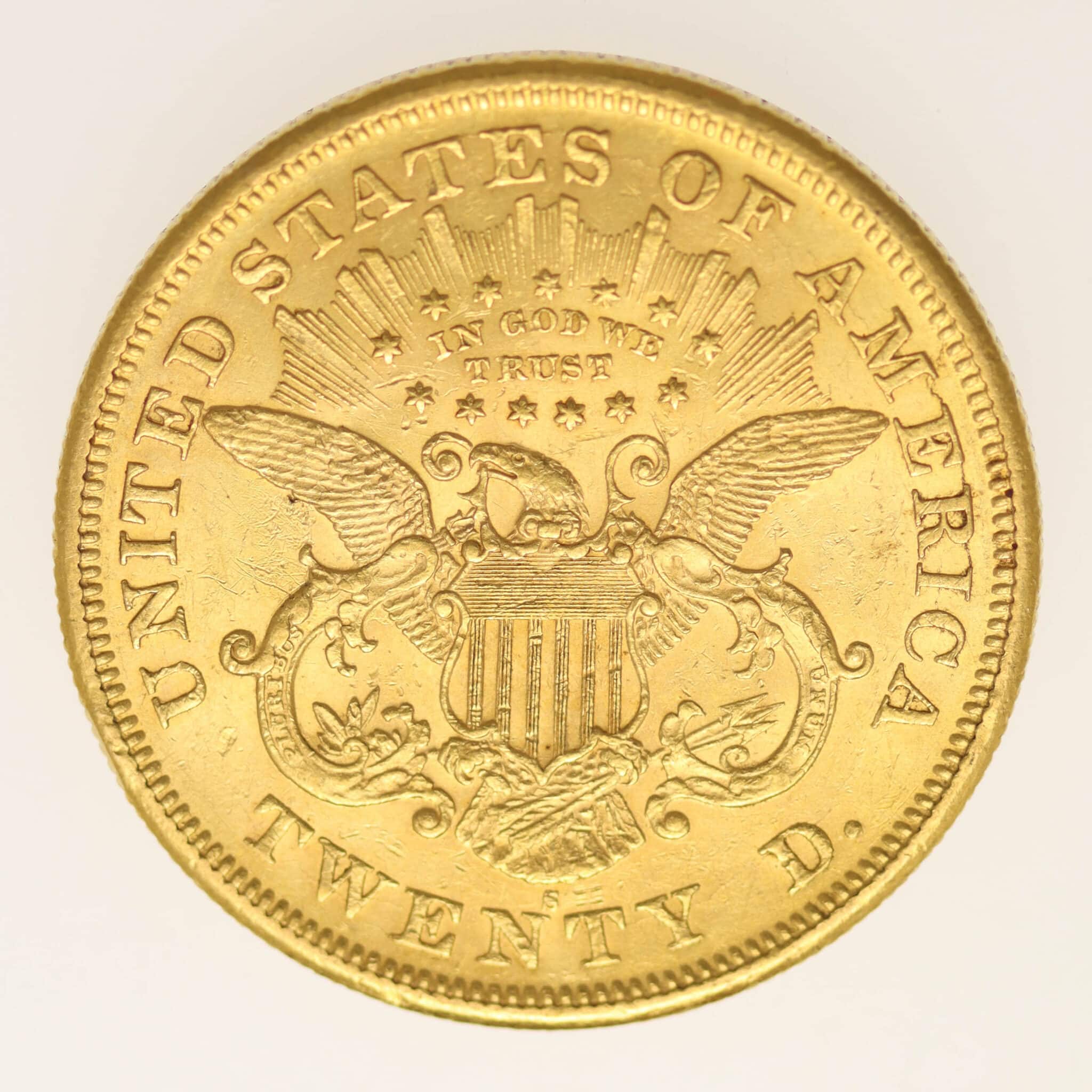 usa - USA 20 Dollars 1874 S Liberty / Kopf