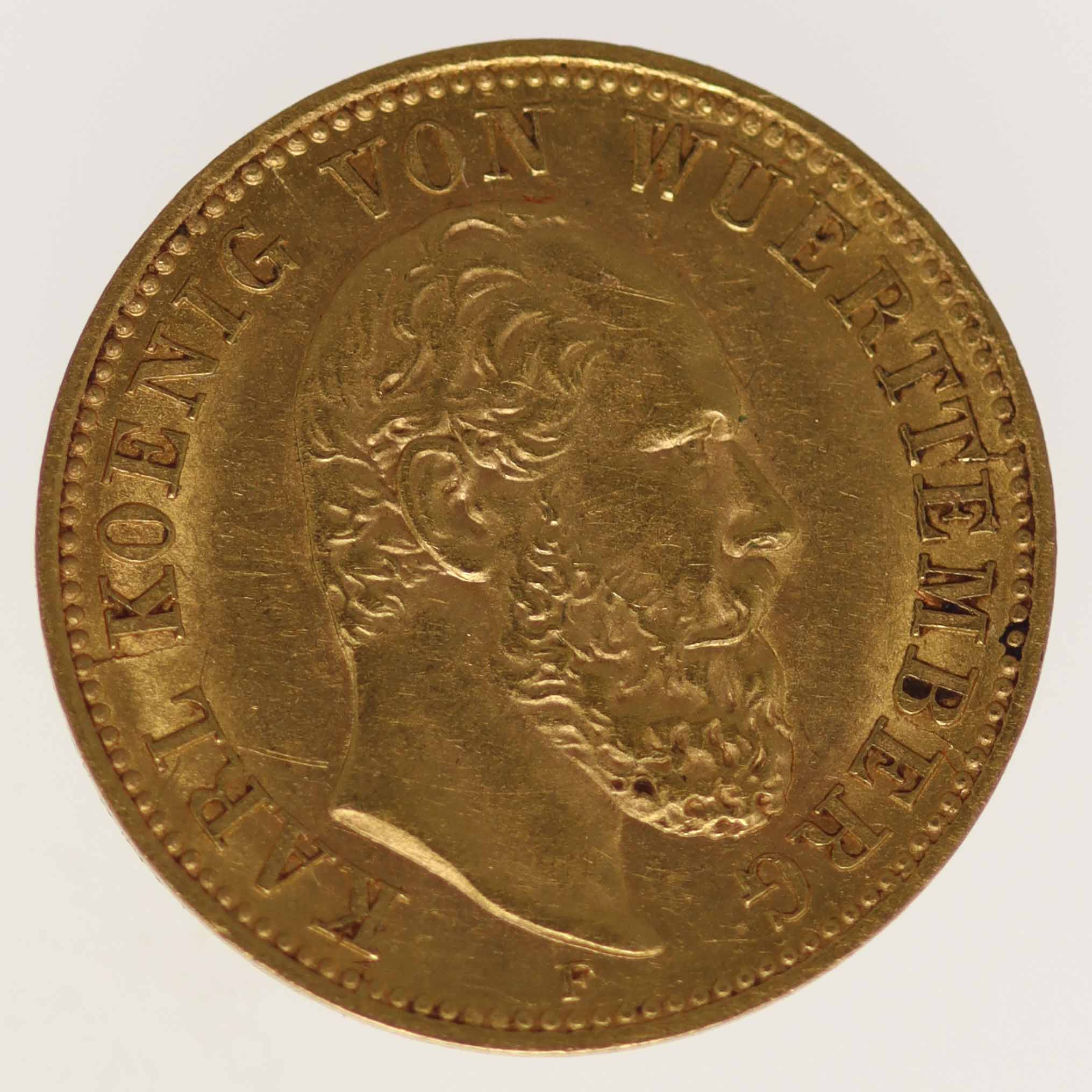 deutsches-kaiserreich-ab-1871 - Württemberg Karl 5 Mark 1877