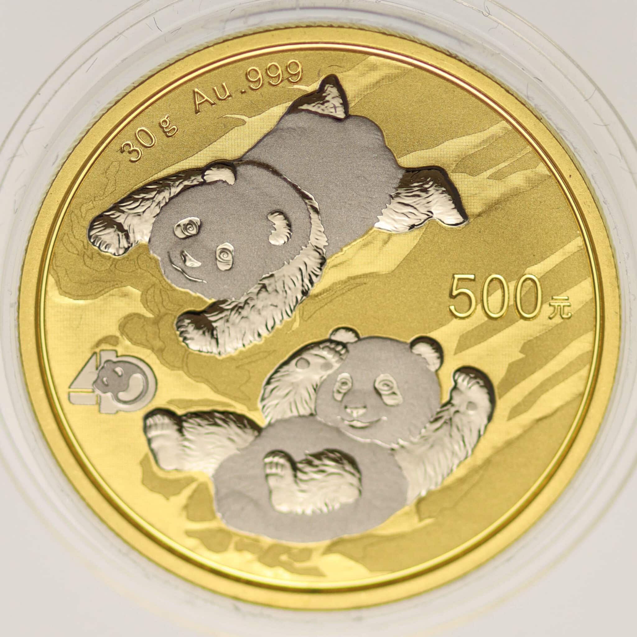 china - China Panda 500 Yuan 2022 30 Gramm