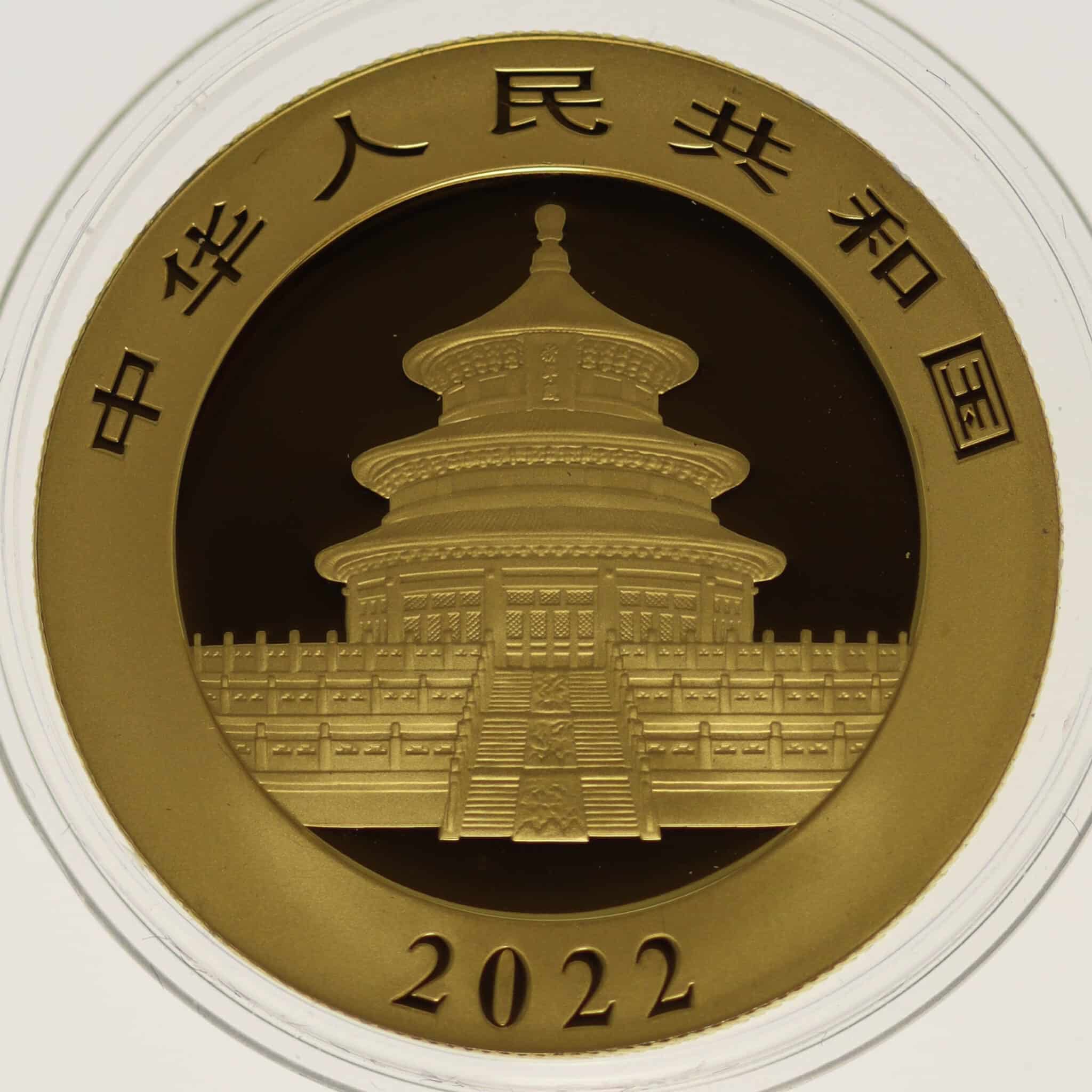china - China Panda 500 Yuan 2022 30 Gramm