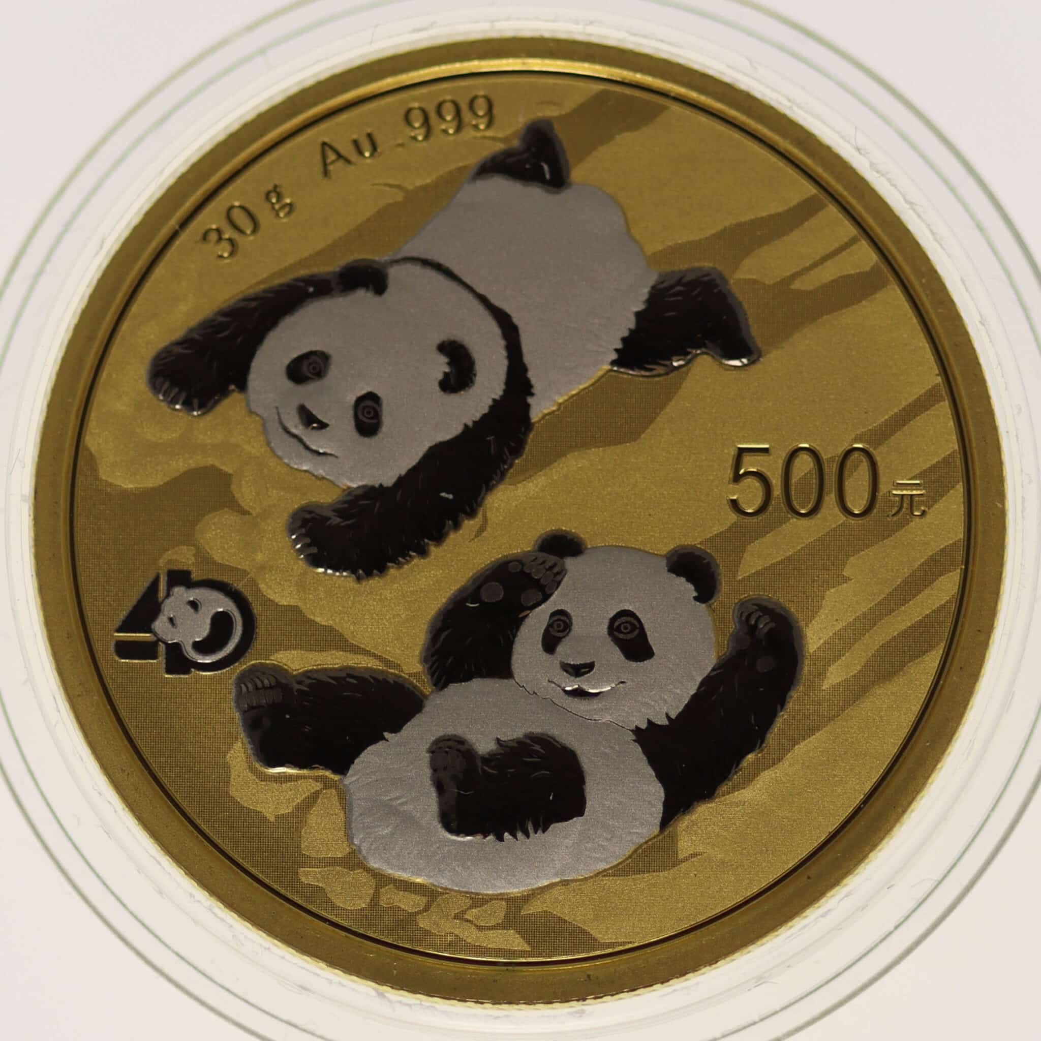 china - China Panda 500 Yuan 2022 30 Gramm