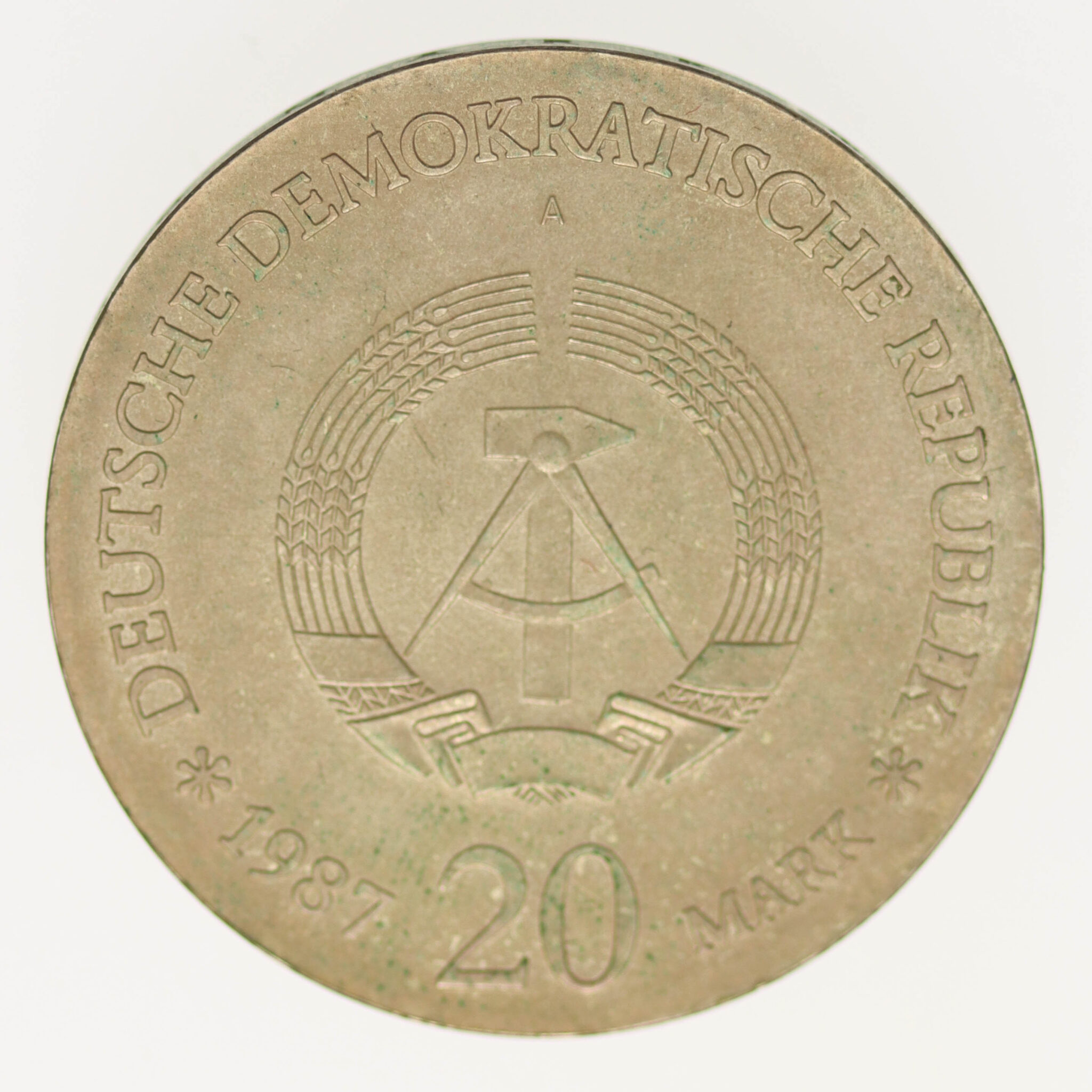 ddr-deutsche-silbermuenzen - DDR 20 Mark 1987 Stadtsiegel Berlin