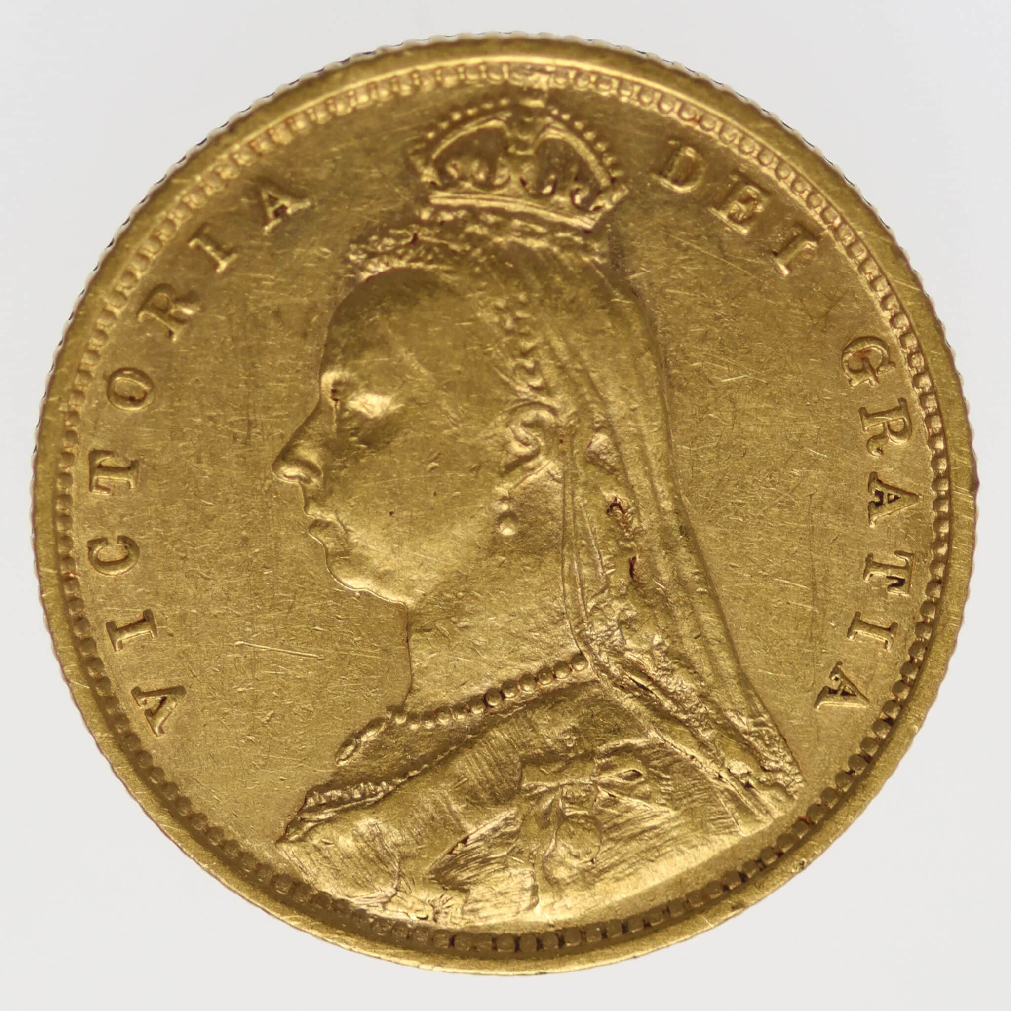 grossbritannien - Großbritannien Victoria 1/2 Sovereign 1890