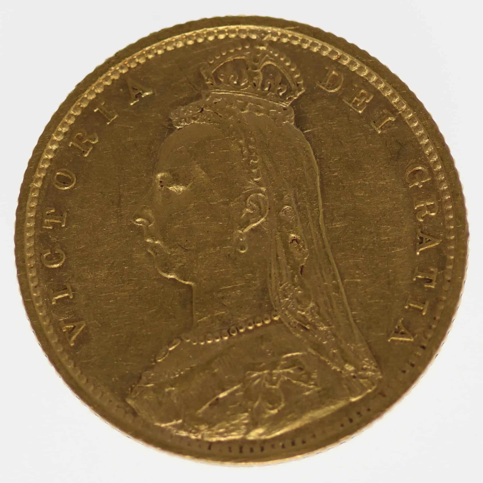 grossbritannien - Großbritannien Victoria 1/2 Sovereign 1890