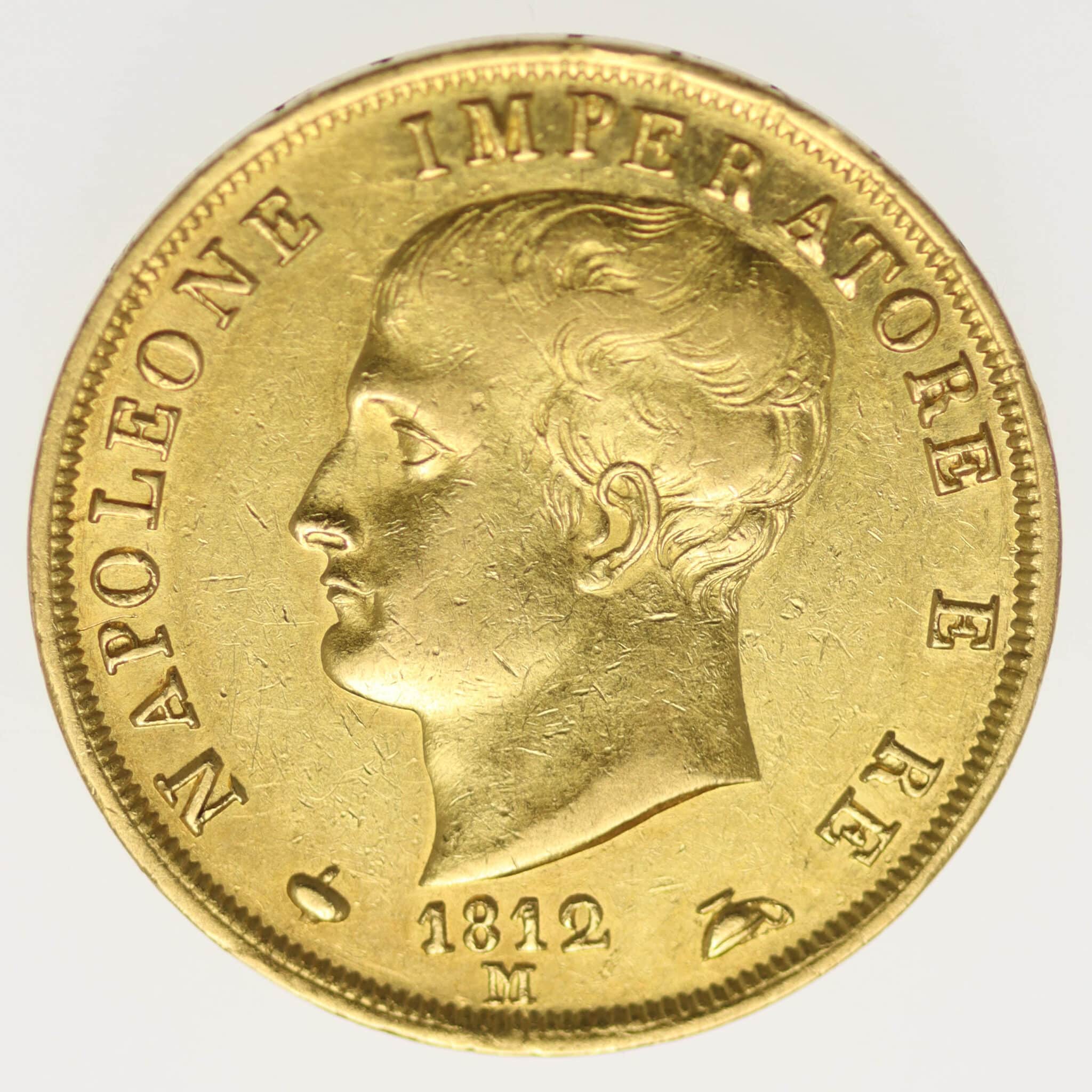 italien - Italien Napoleon I. 40 Lire 1812 M