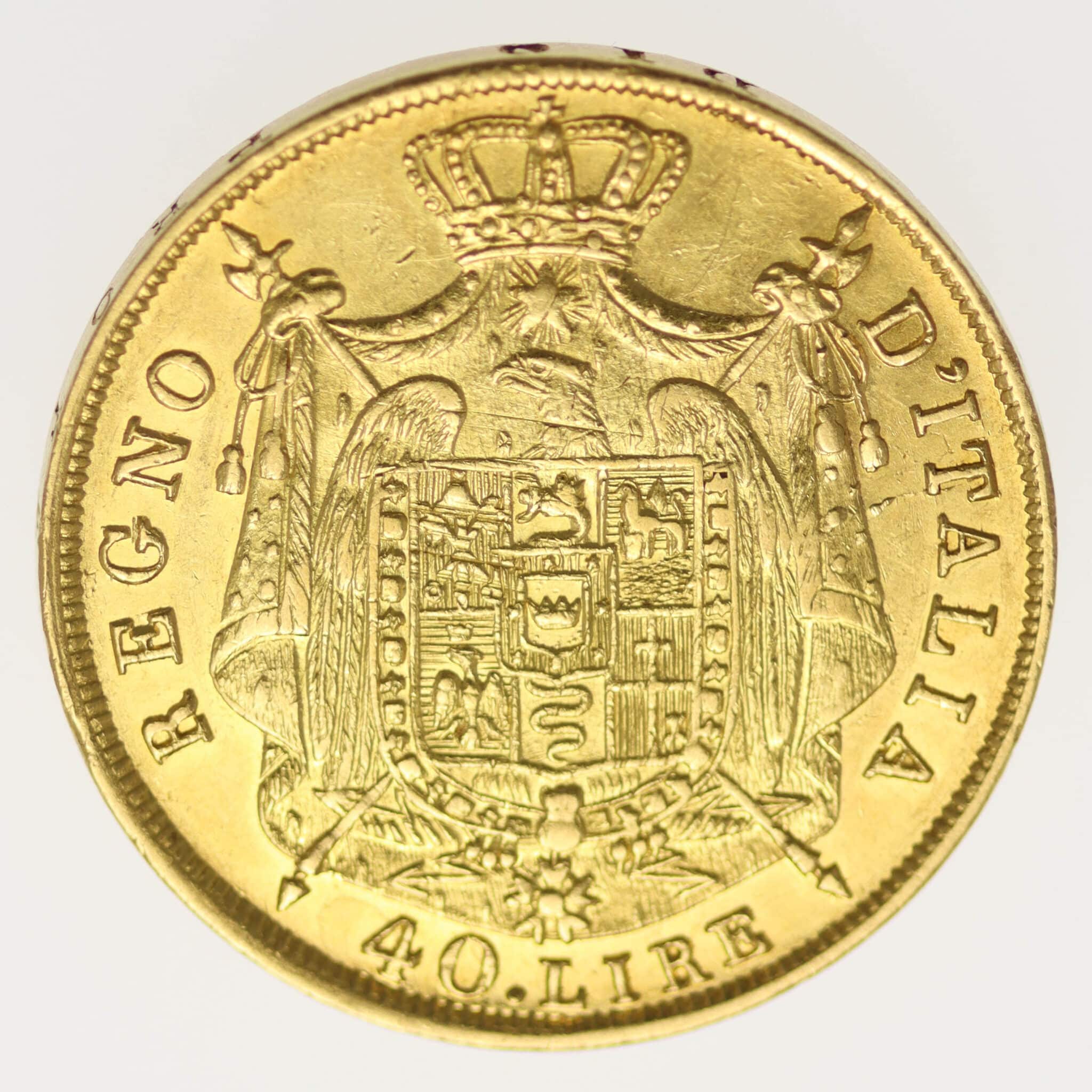 italien - Italien Napoleon I. 40 Lire 1812 M